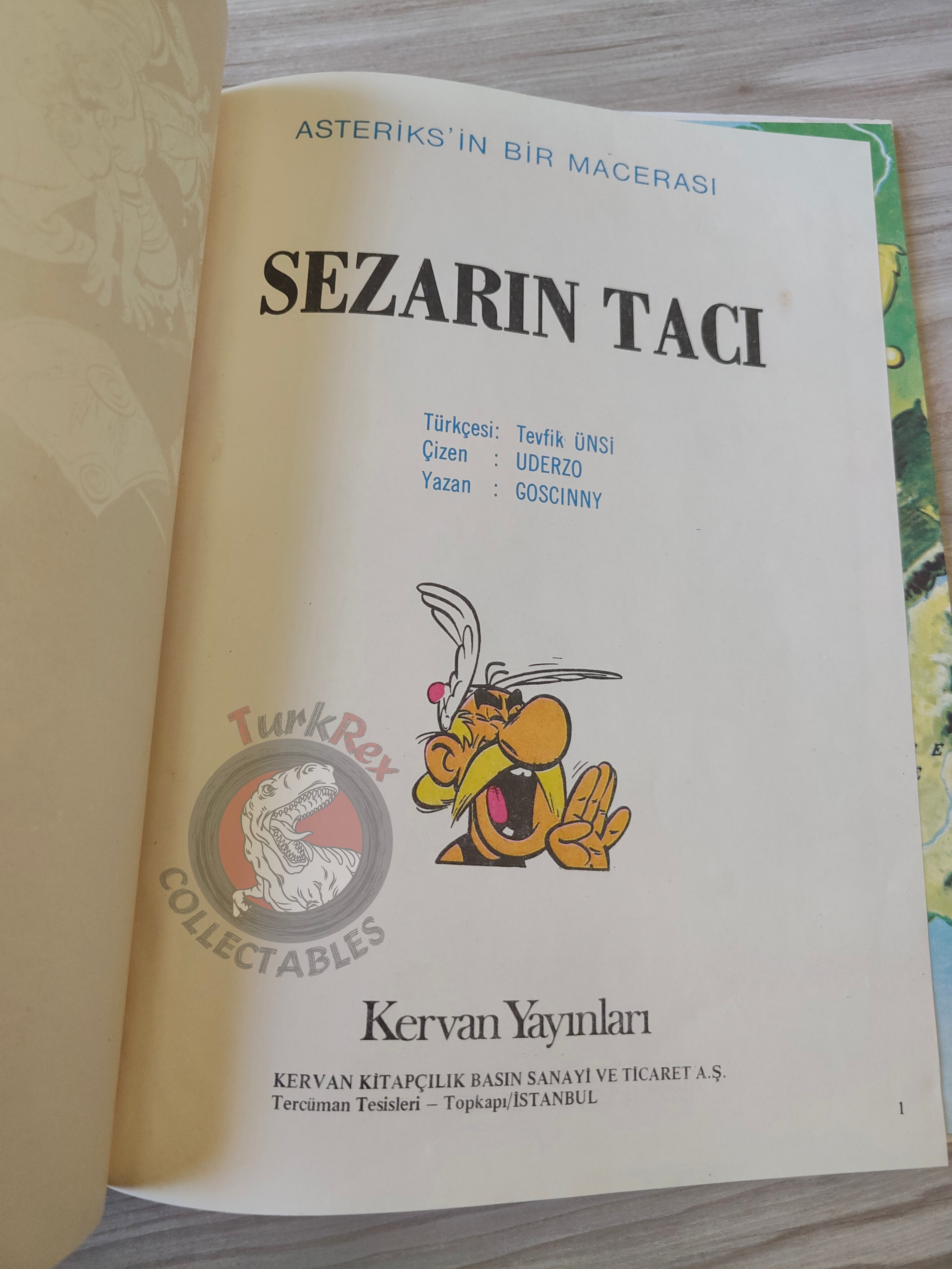Asterix – Asterix and the Laurel Wreath 1977 Turkish Edition Comic Turkey