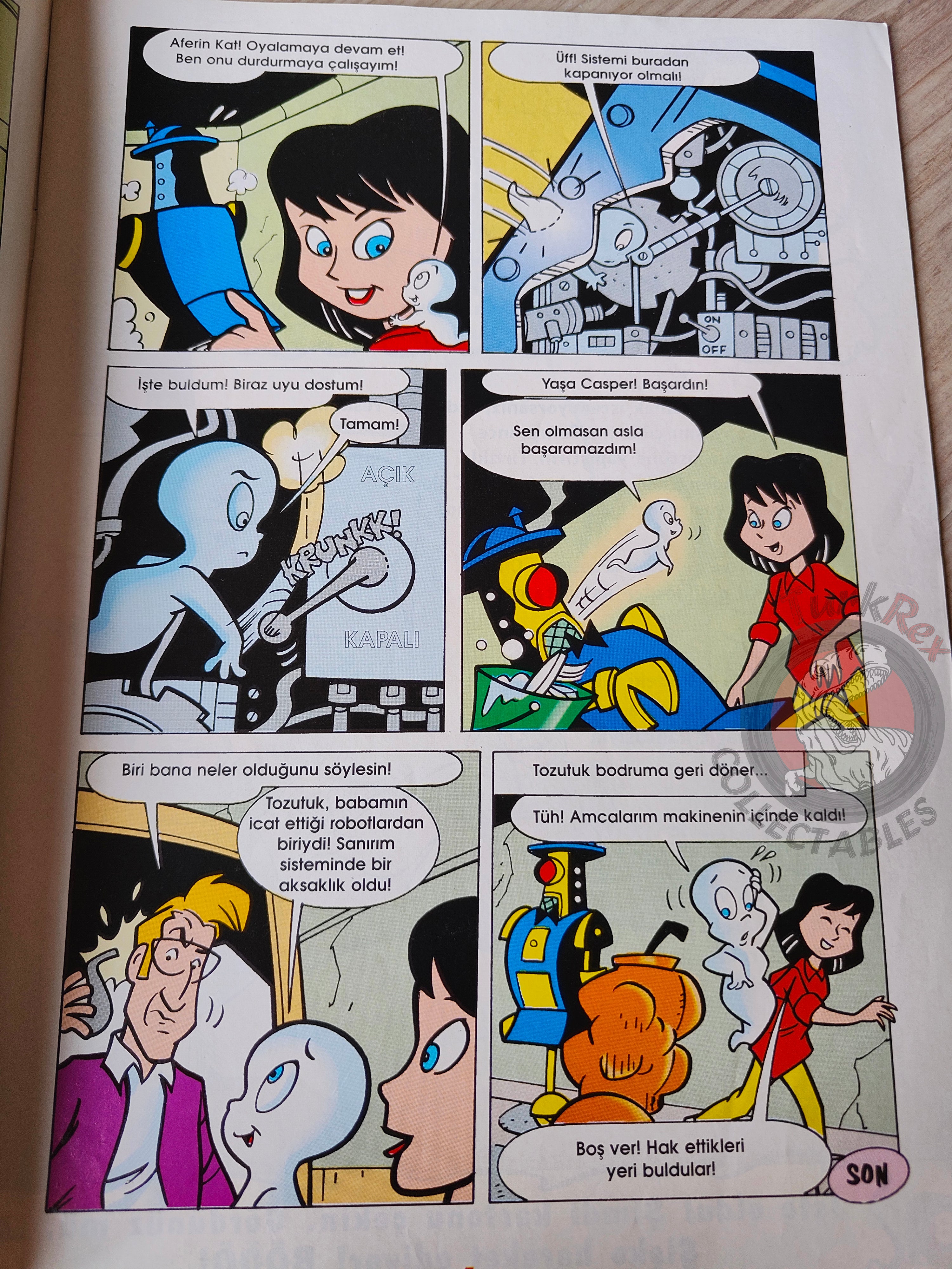 Casper the Friendly Ghost Magazine – Issue #27 1997 Turkish Comic Turkey