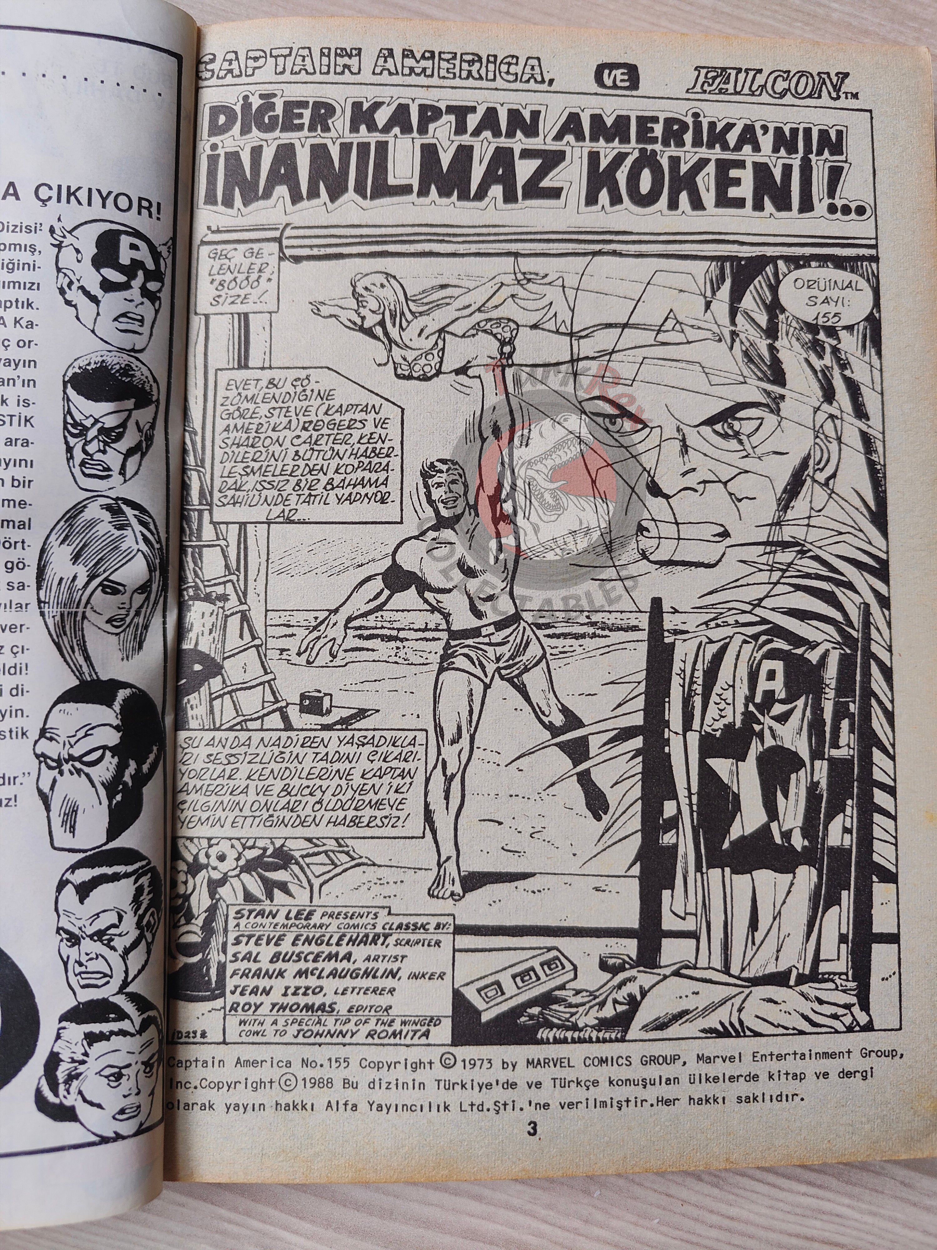 Captain America – Volume 1 1989 Turkish Comic Turkey