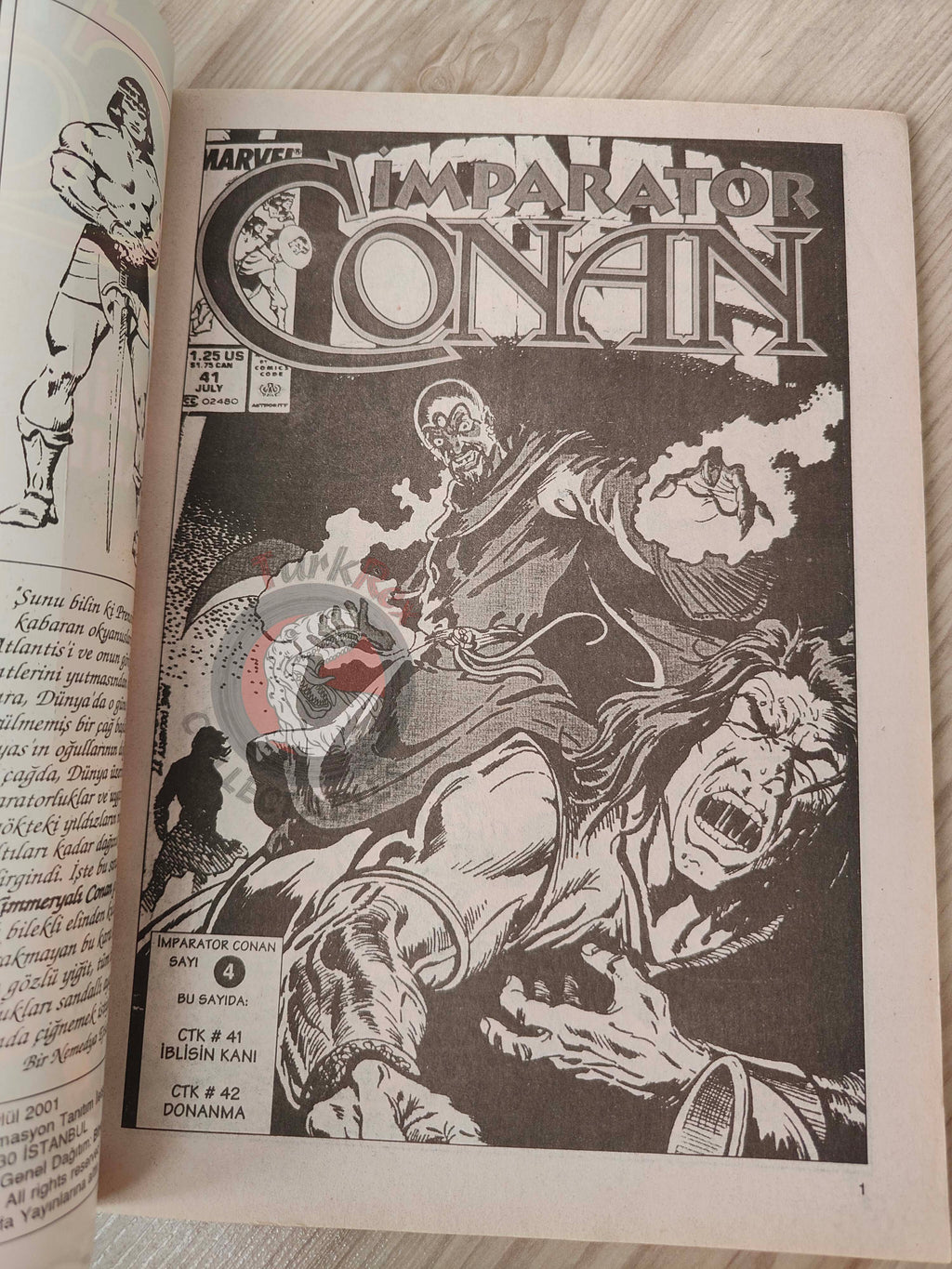 Imparator Conan #4 Conan the King #41 #42 Turkish Comic Turkey