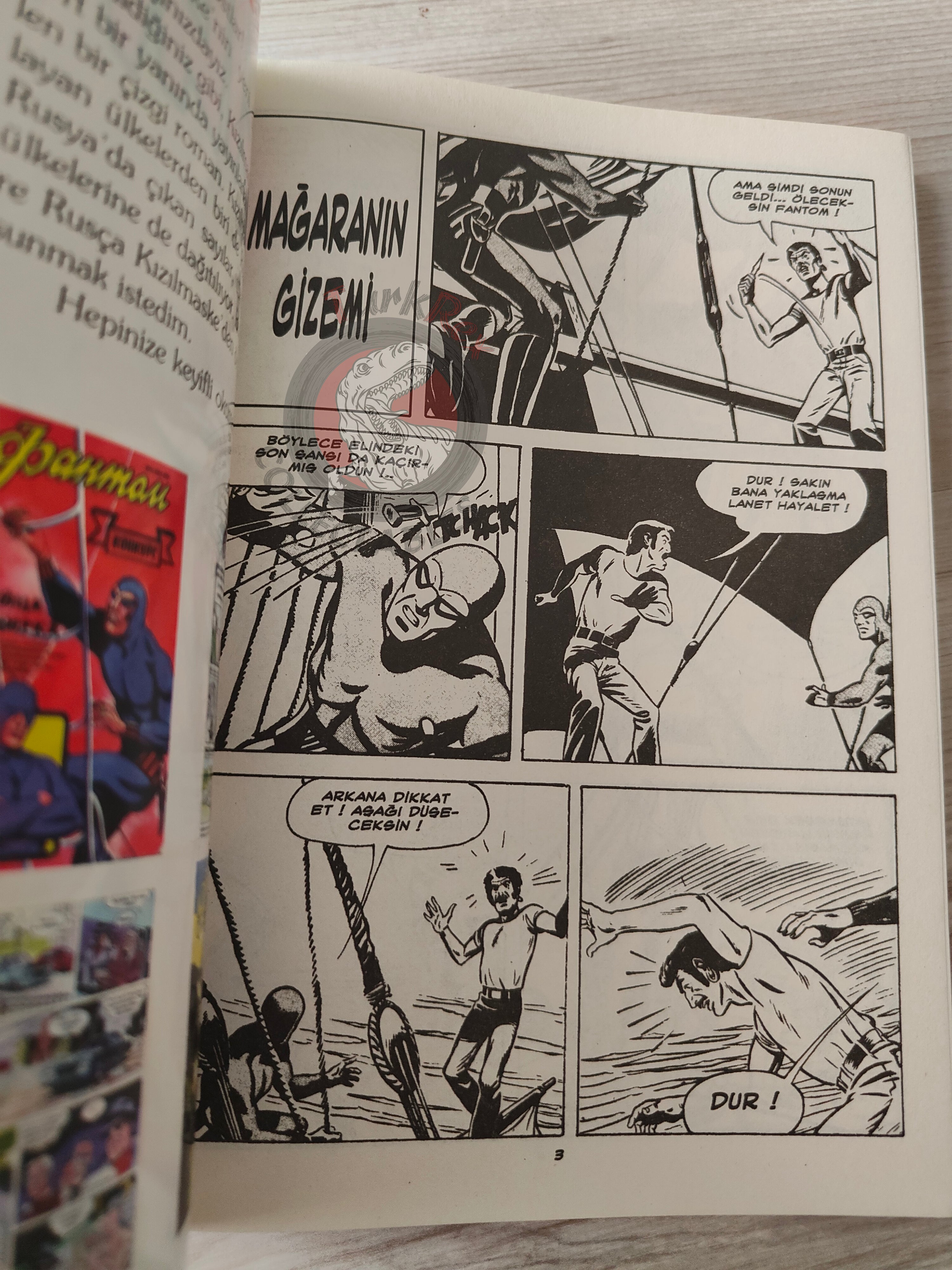 The Phantom #2 2011 Secret of the Cave Island Turkish Comic Turkey