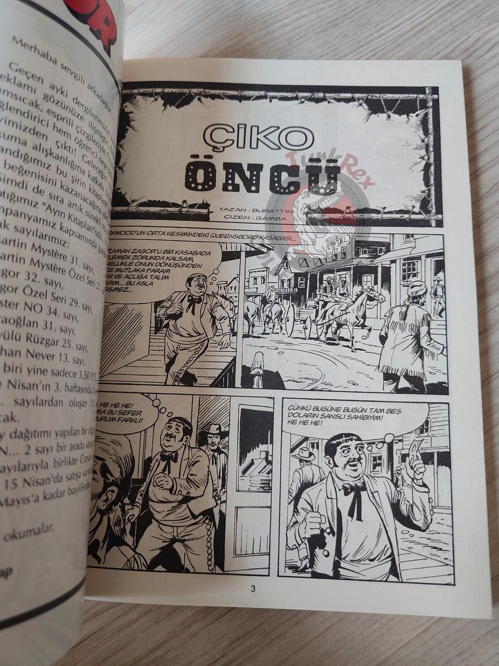 Zagor Cico #57 2007 Cico Pionniere Turkish Comic Turkey #25