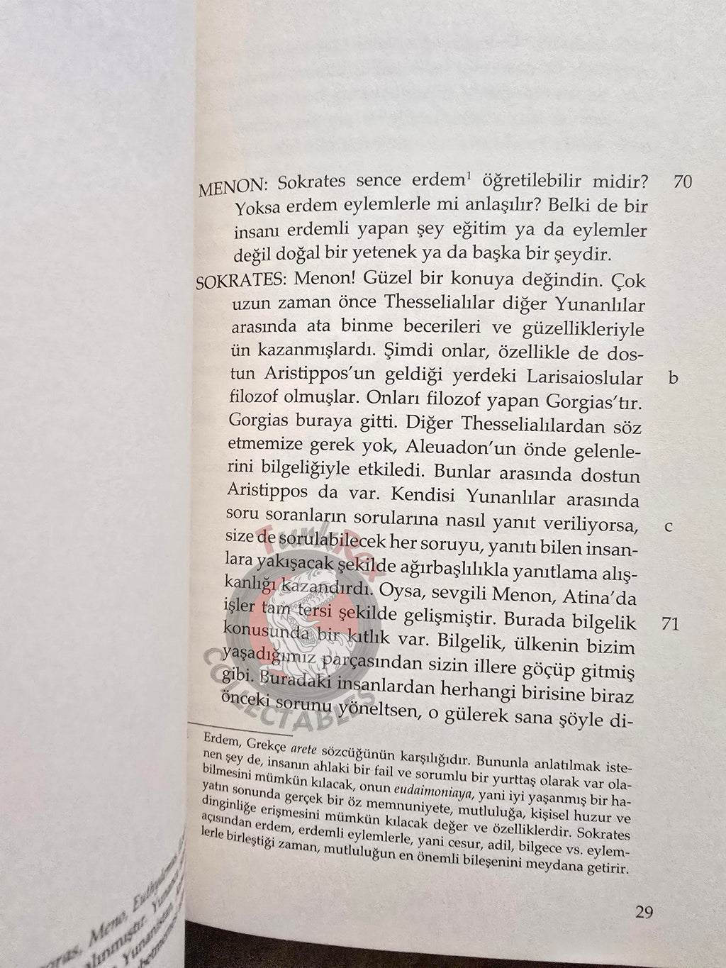 Plato – Meno 2018 Turkish Book Turkey