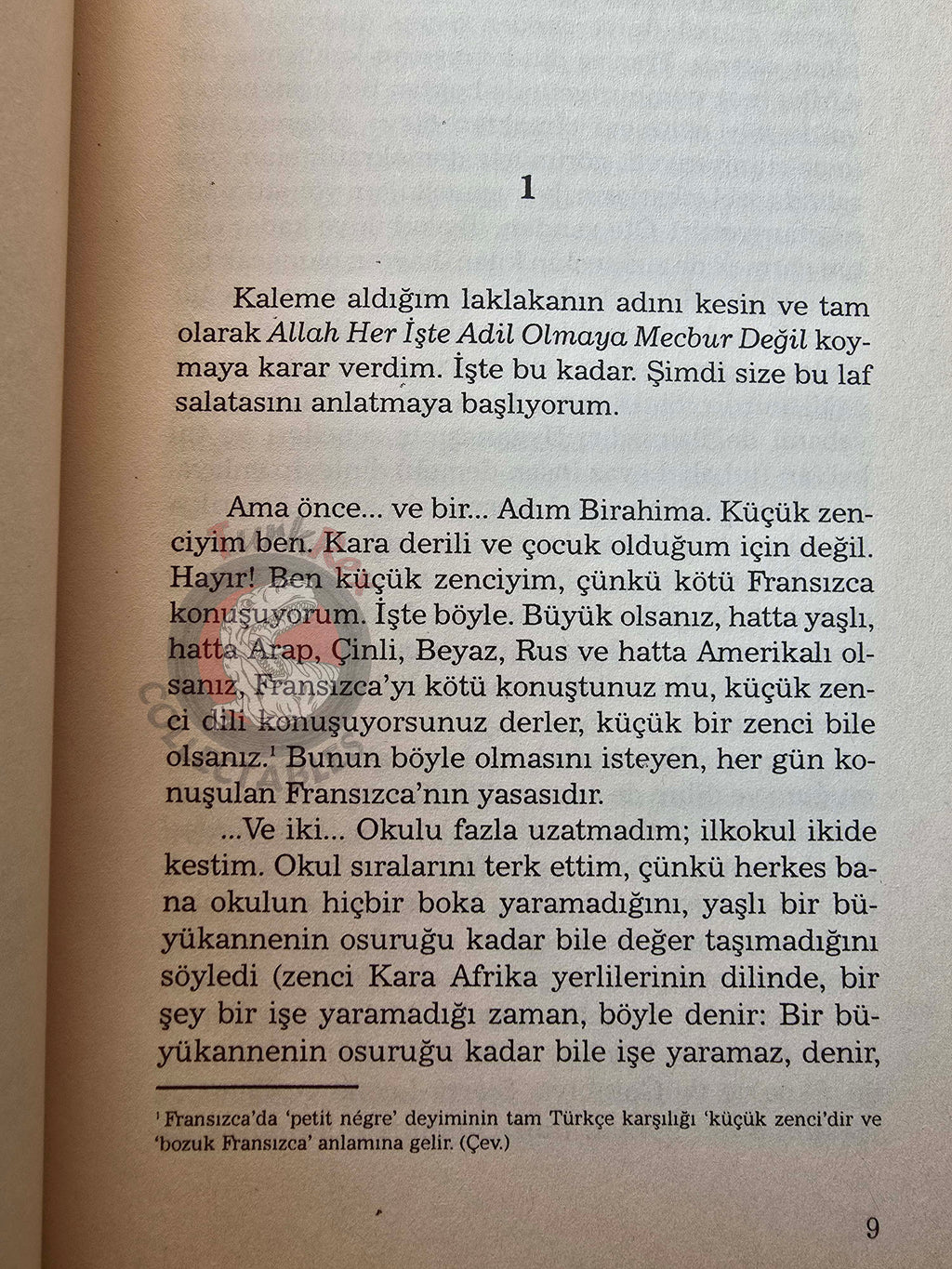 Ahmadou Kourouma – Allah Is Not Obliged 2001 1st Turkish Book Turkey