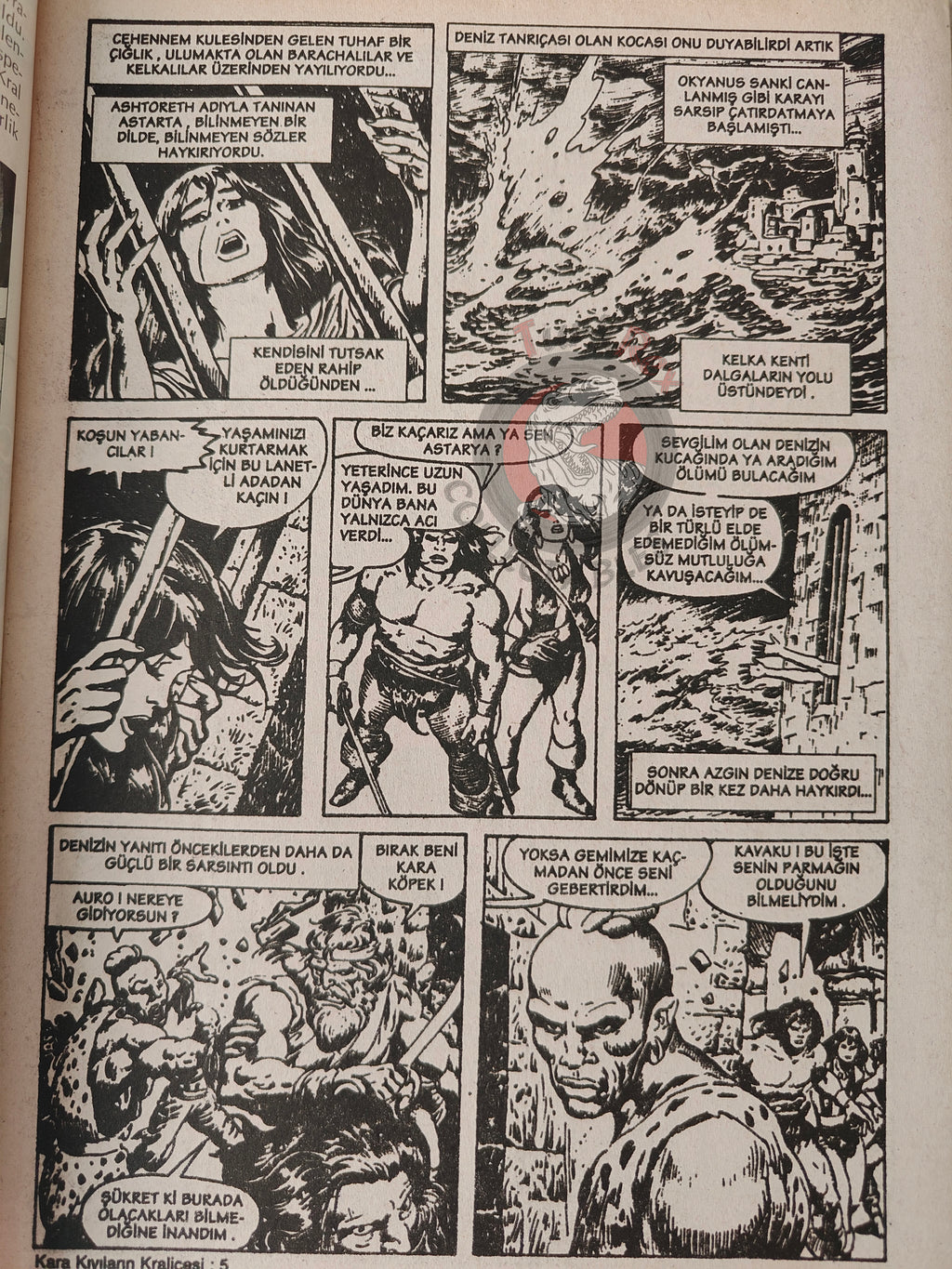 Conan The Barbarian #5 2001 Turkish Comic Turkey #72 #73 #74