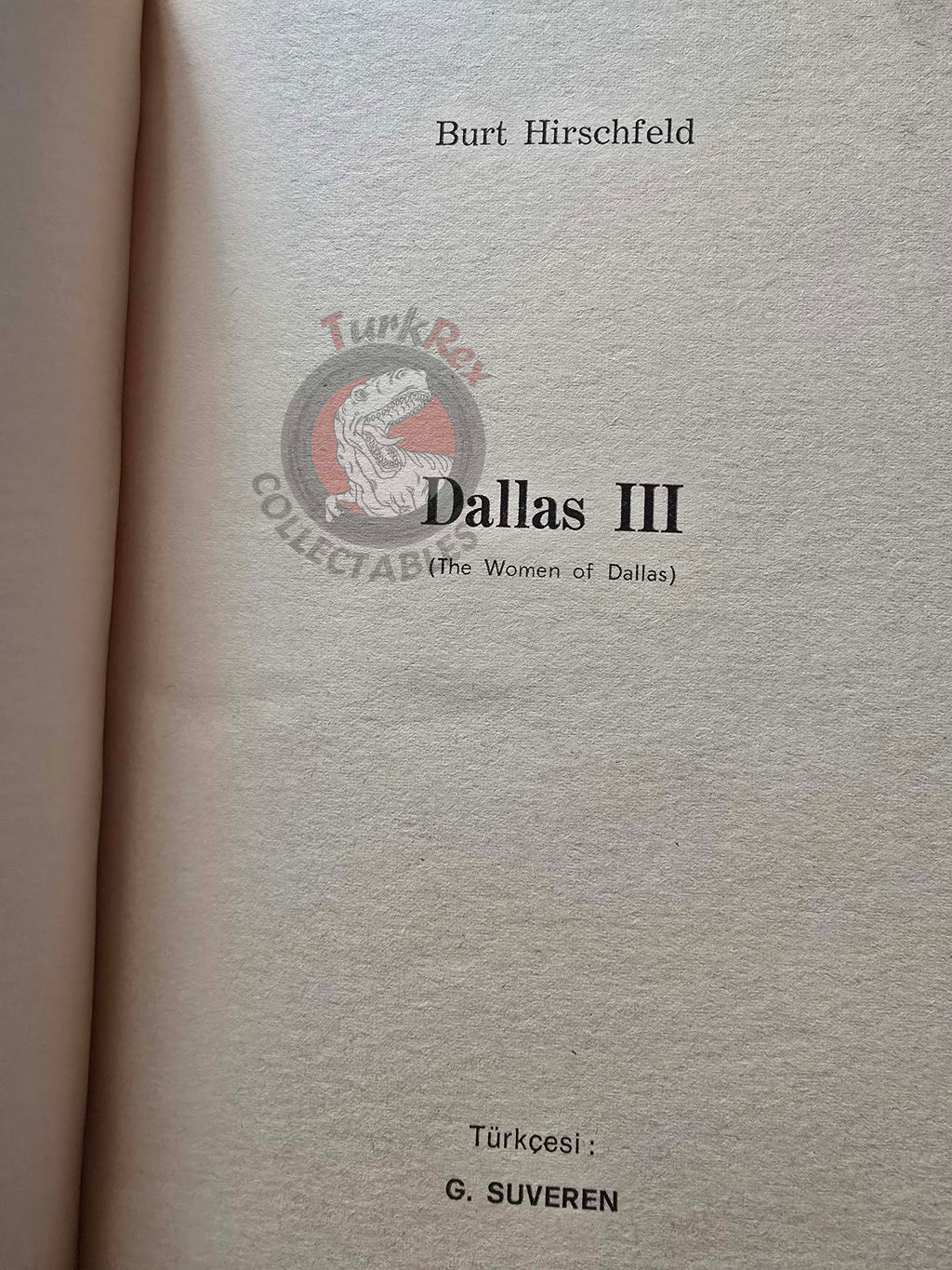 Lee Raintree – Dallas 3 The Women of Dallas 1981 1st Turkish Book Turkey Tv Series