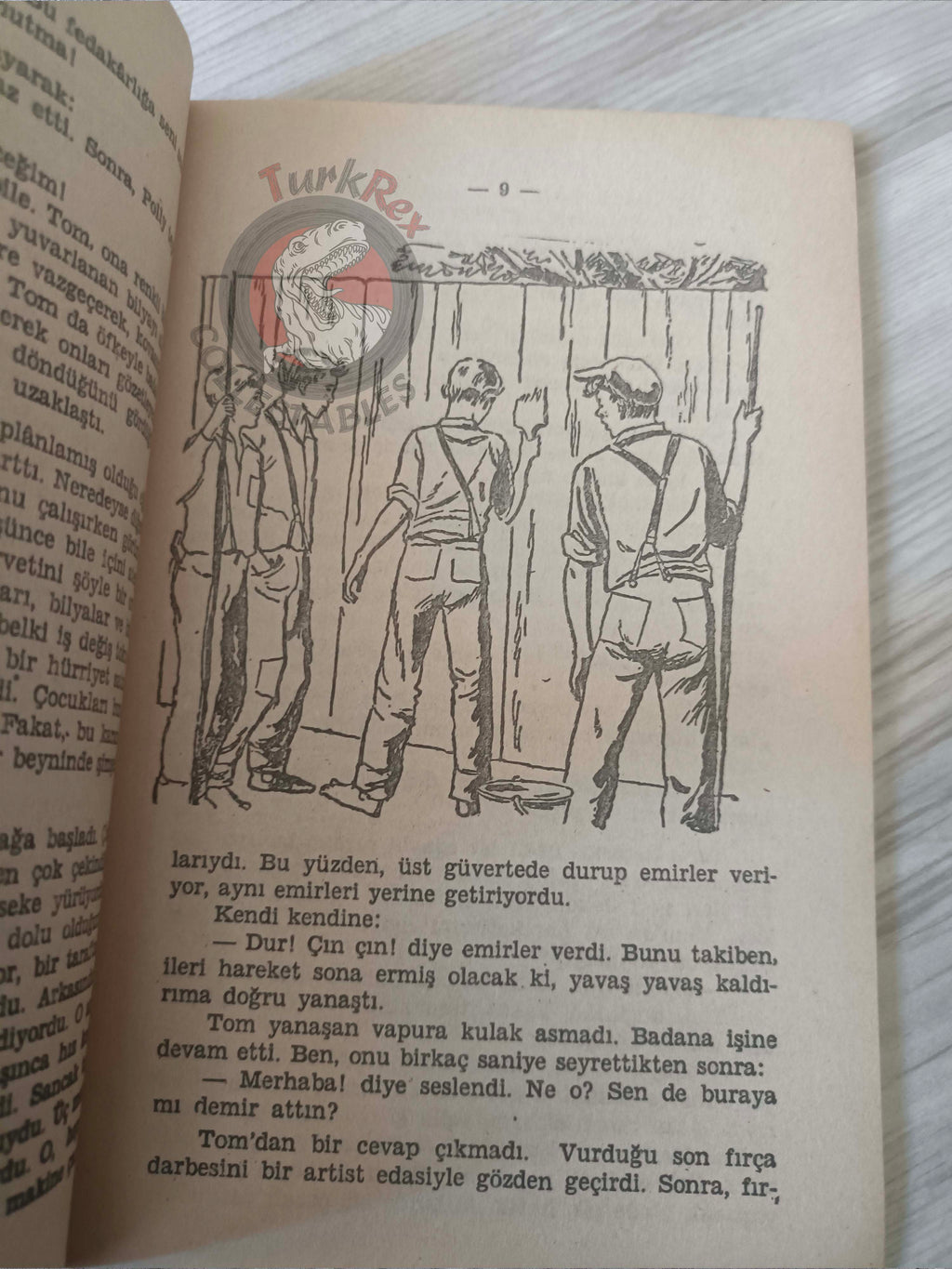 Mark Twain – Tom Sawyer 1968 Turkish Book Turkey Illustrated