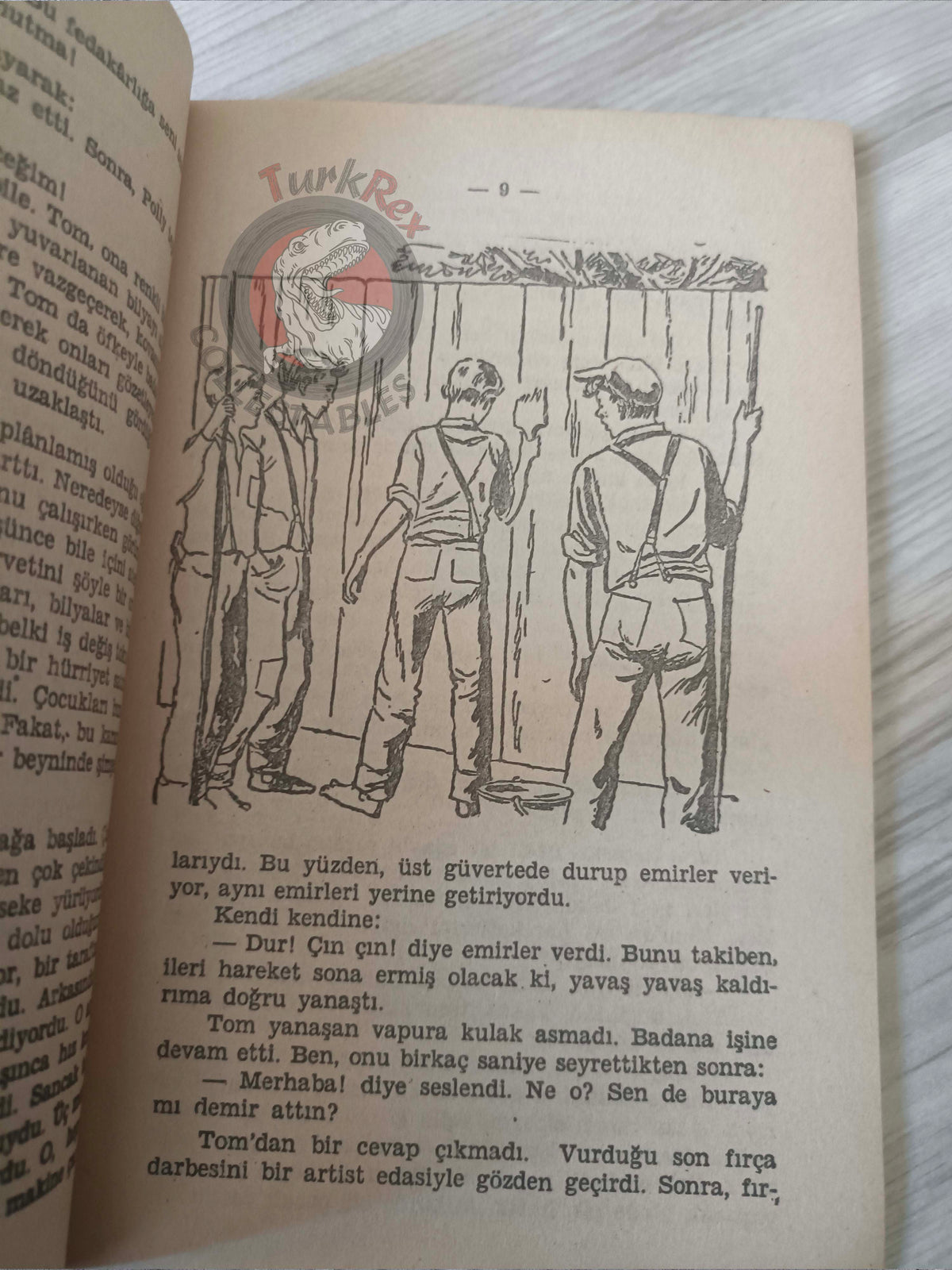 Mark Twain – Tom Sawyer 1968 Turkish Book Turkey Illustrated