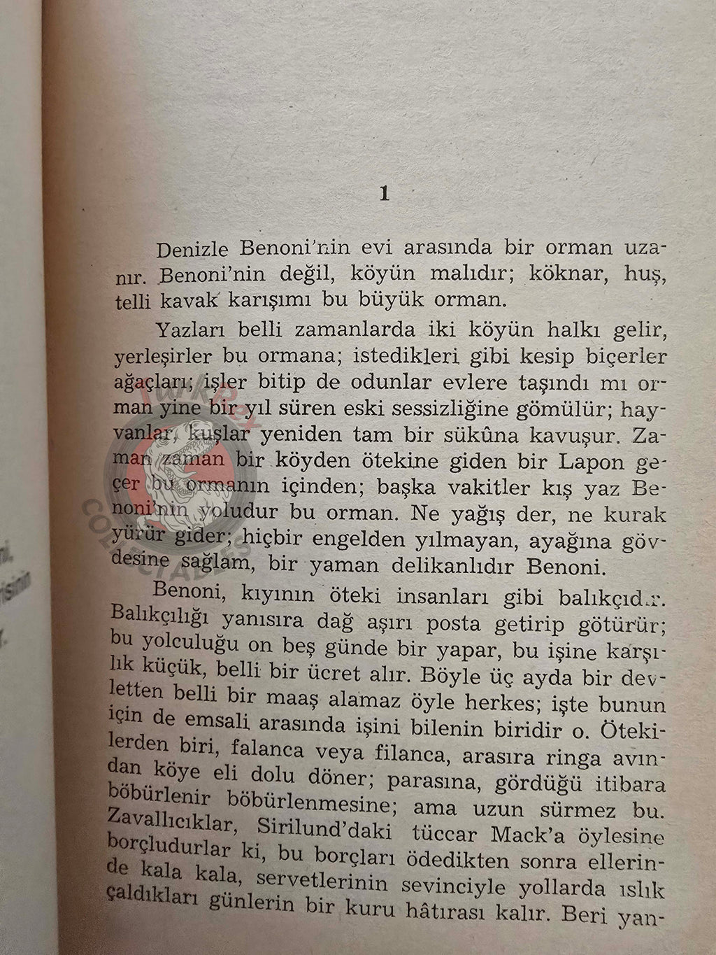 Knut Hamsun – Benoni 1980 Turkish Book Turkey