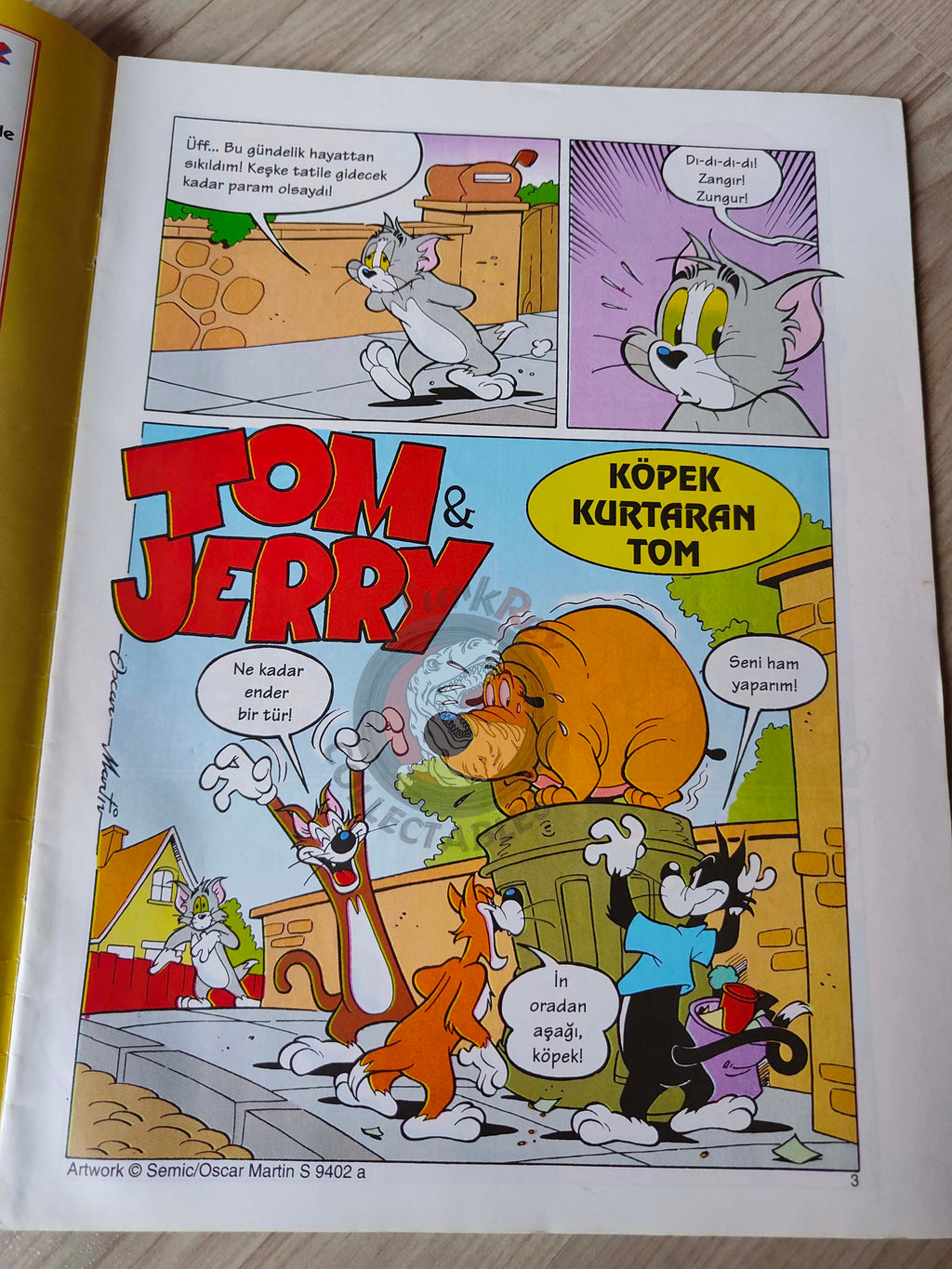 Tom & Jerry Magazine #8 1997 Turkish Comic Turkey Spike and Tyke