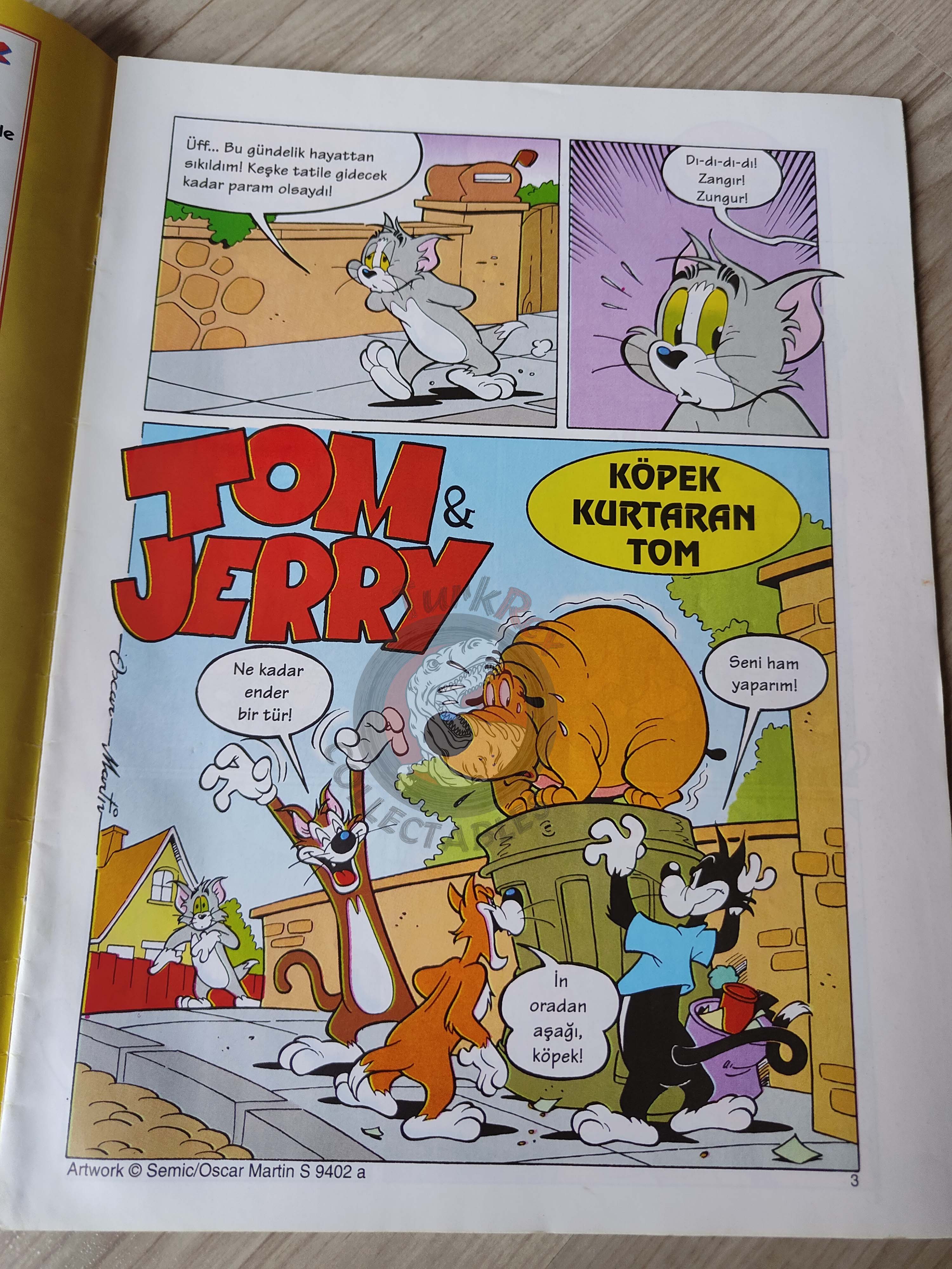 Tom & Jerry Magazine #8 1997 Turkish Comic Turkey Spike and Tyke