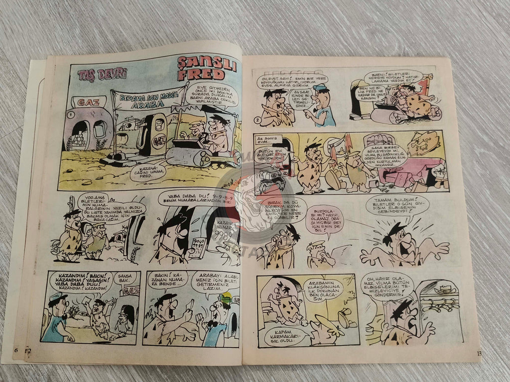Tercüman Çocuk #48 1981 Turkish Comic Turkey Superman The Flintstones Luc Orient Thorgal