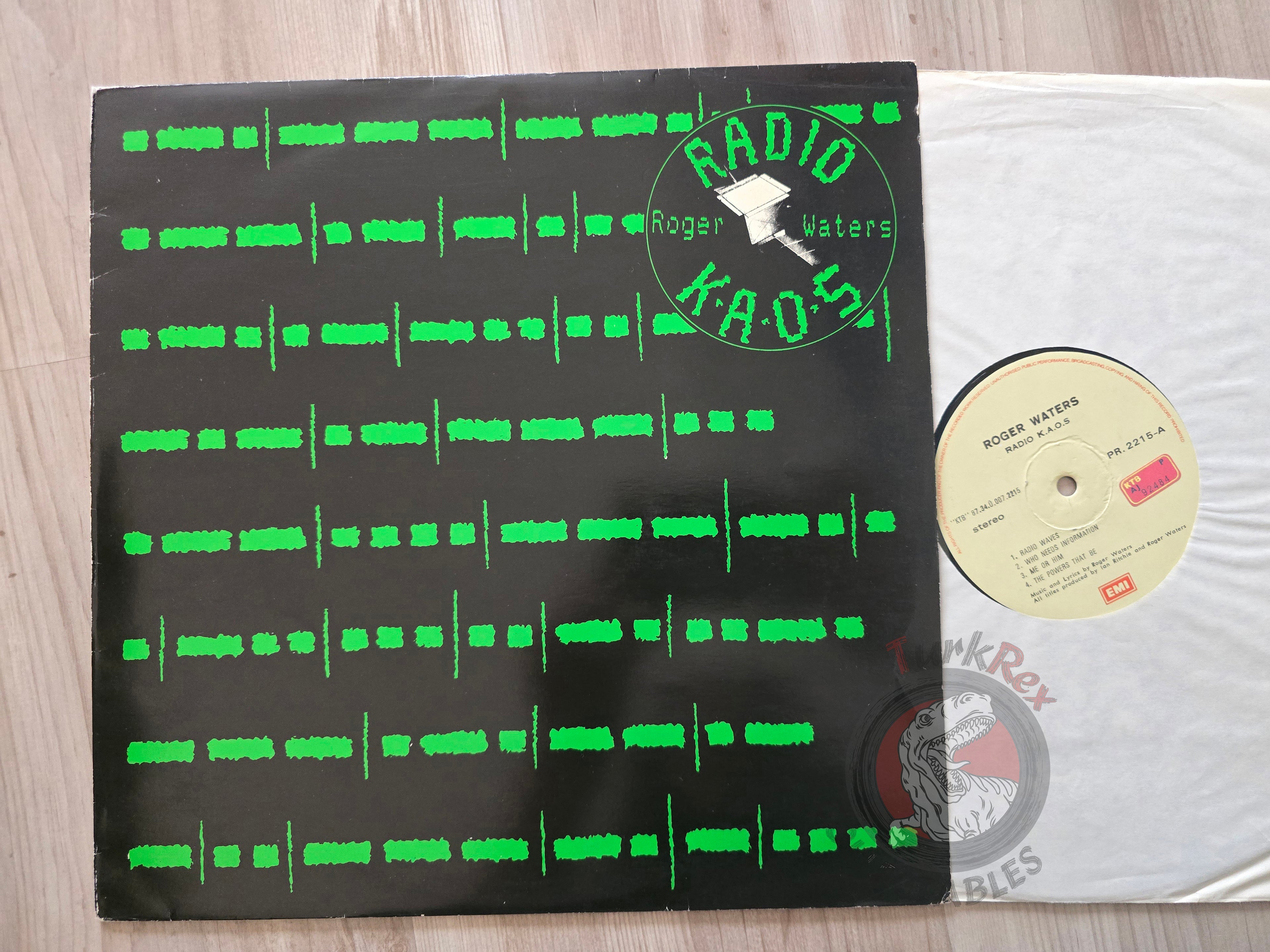 Roger Waters – Radio K.A.O.S. Turkish Pressing Vinyl Turkey Edition