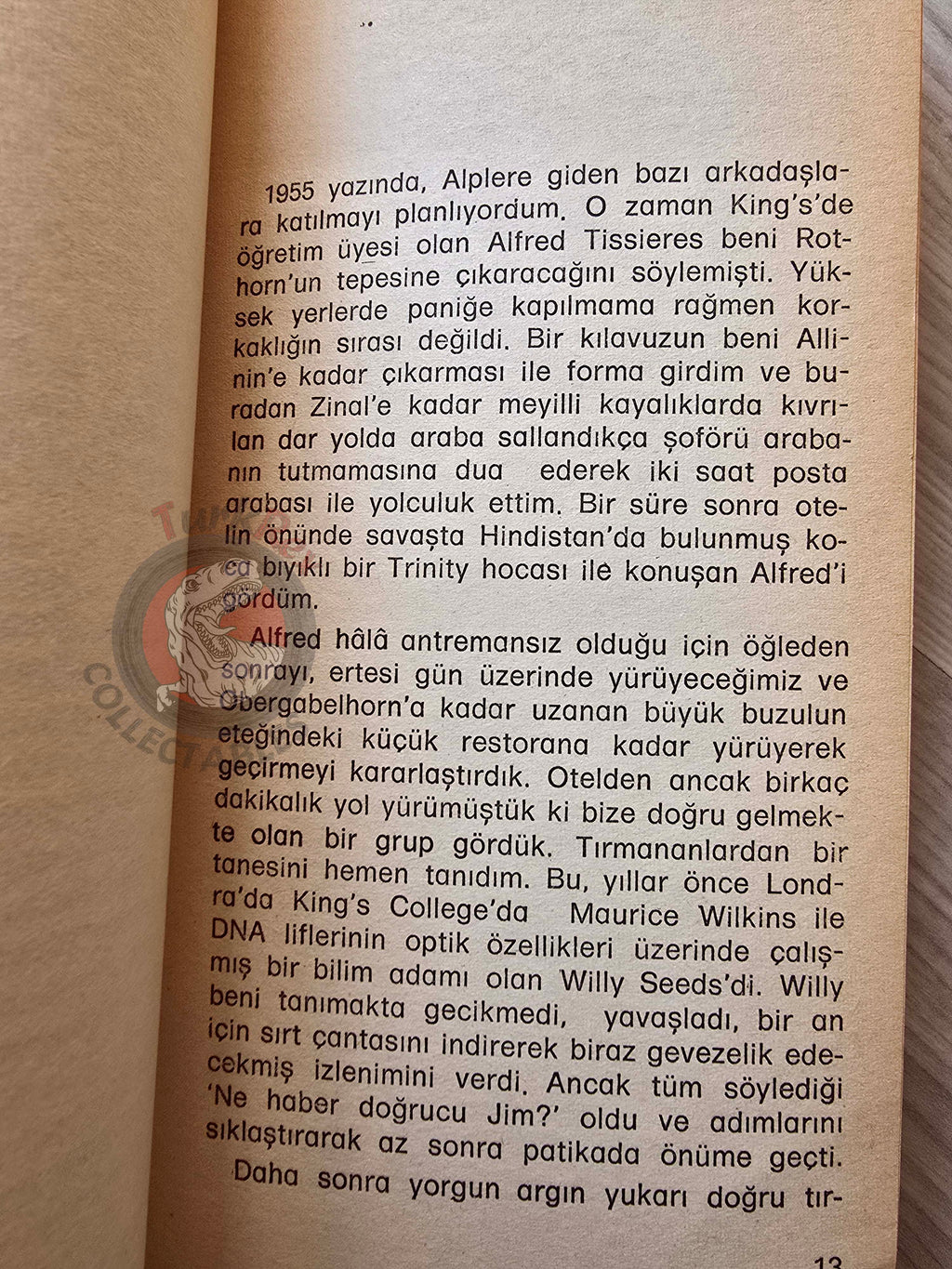 James D. Watson – The Double Helix 1982 1st Turkish Book Turkey