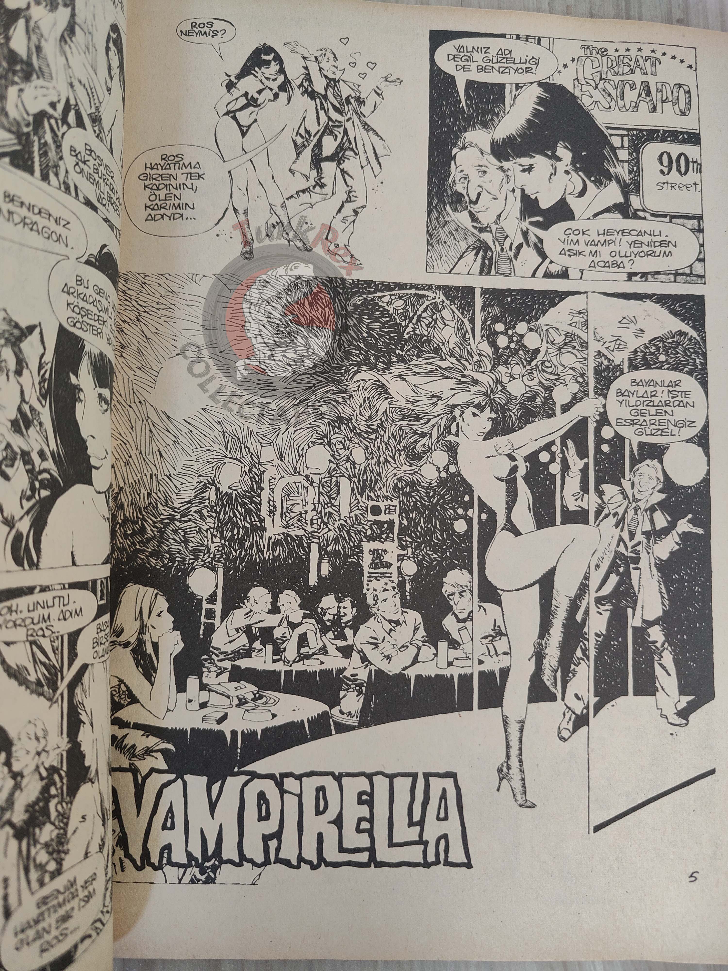 Vampirella #26 1977 Turkish Comic Turkey Warren Publishing cover #59 Space 1999
