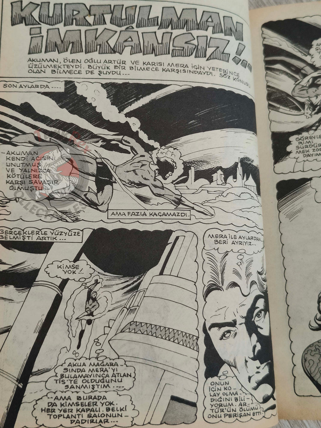 Superman Vol #10 1990 Turkish Comic Turkey #369 #370 Batman #252 Aquaman #62