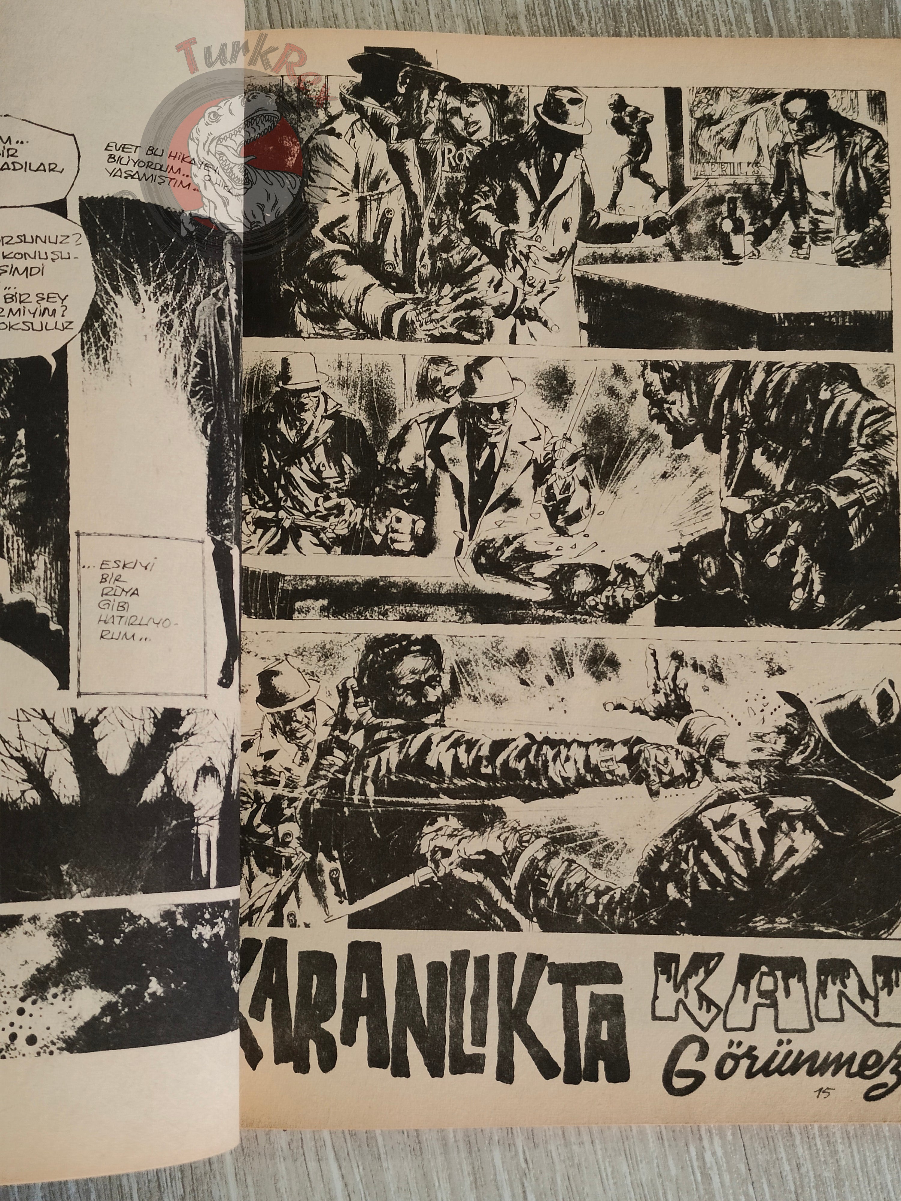 Korku September 1974 Frank Frazetta’s Vampirella #1 Cover Turkish Turkey Comic