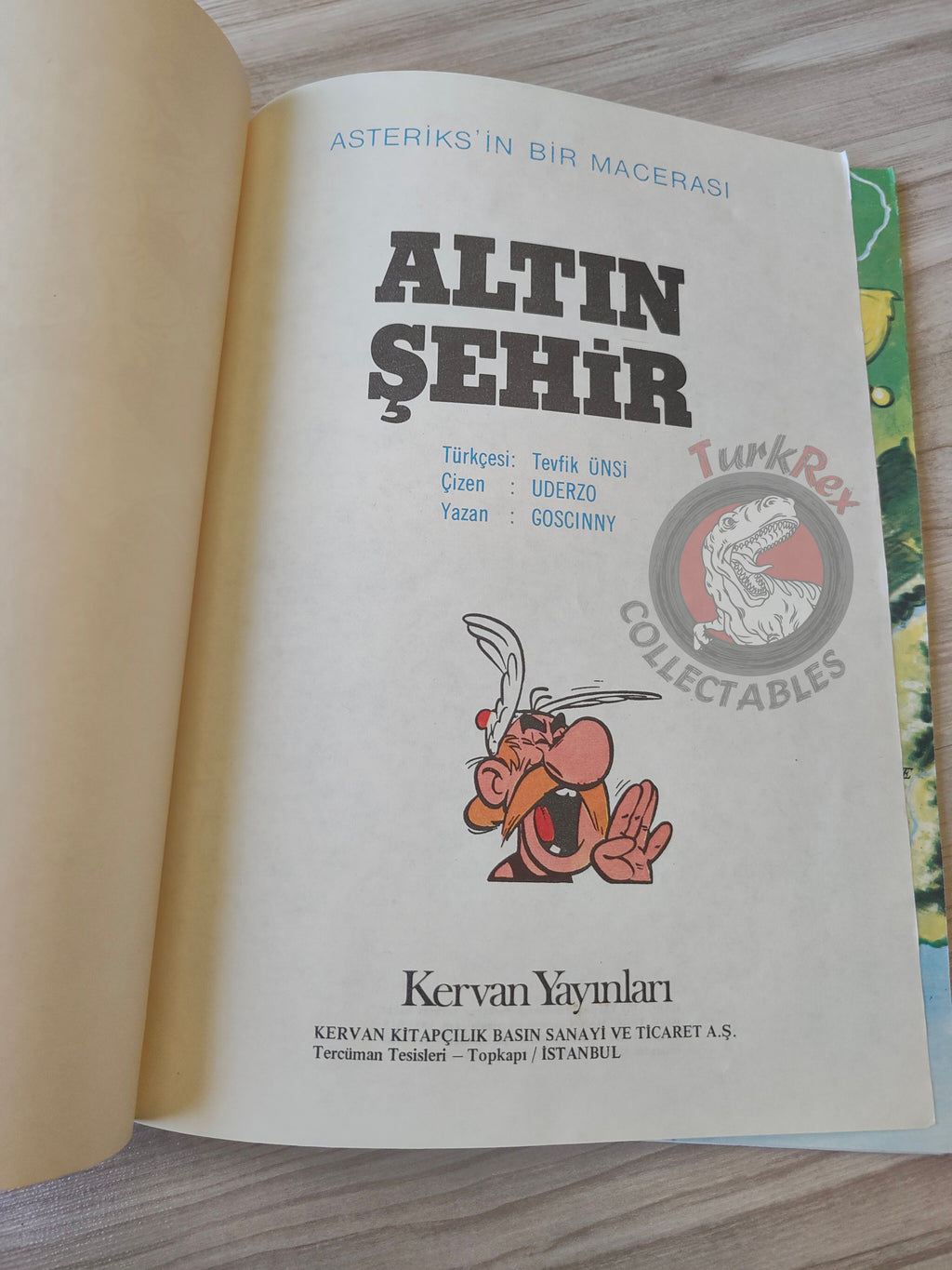 Asterix – The Mansions of the Gods 1982 Turkish Edition Comic Turkey