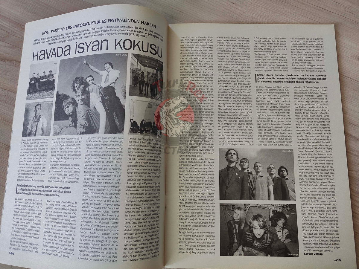 Roll 2005 John Lennon Turkish Mag Turkey The Beatles Van Morrison Green Day Bob Dylan