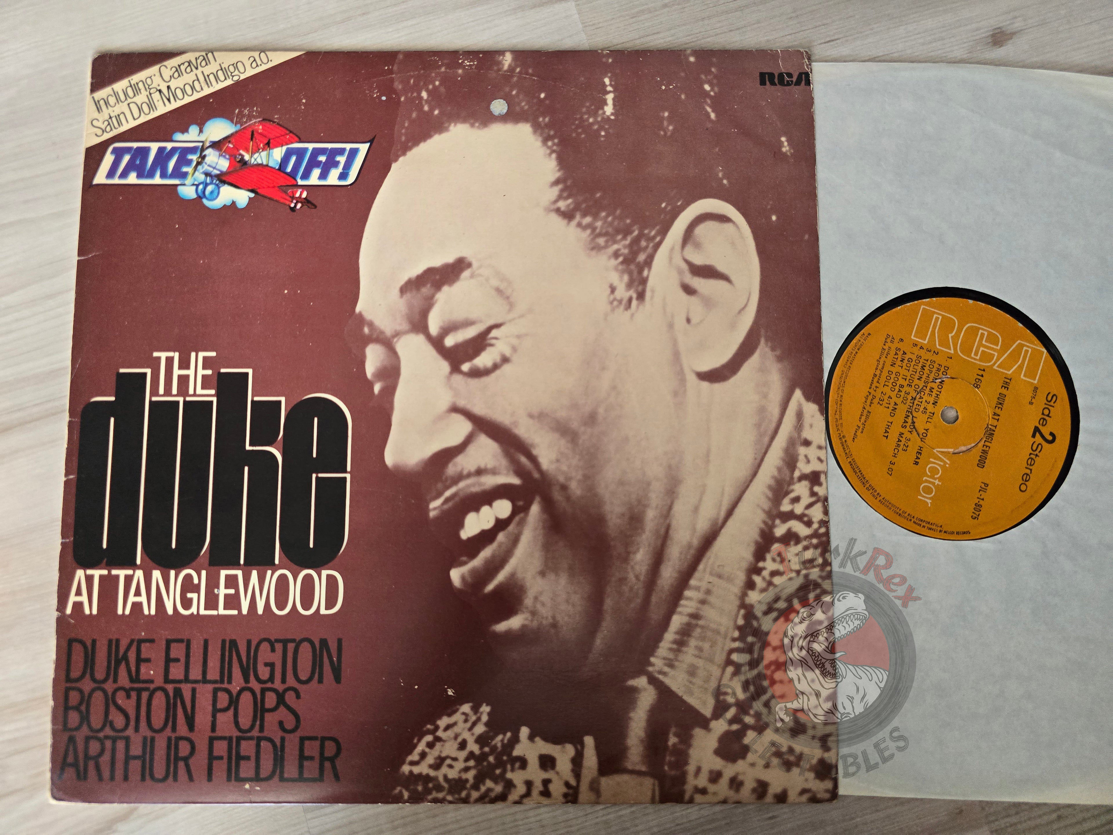 Duke Ellington – The Duke At Tanglewood Turkish Pressing Vinyl Turkey Edition