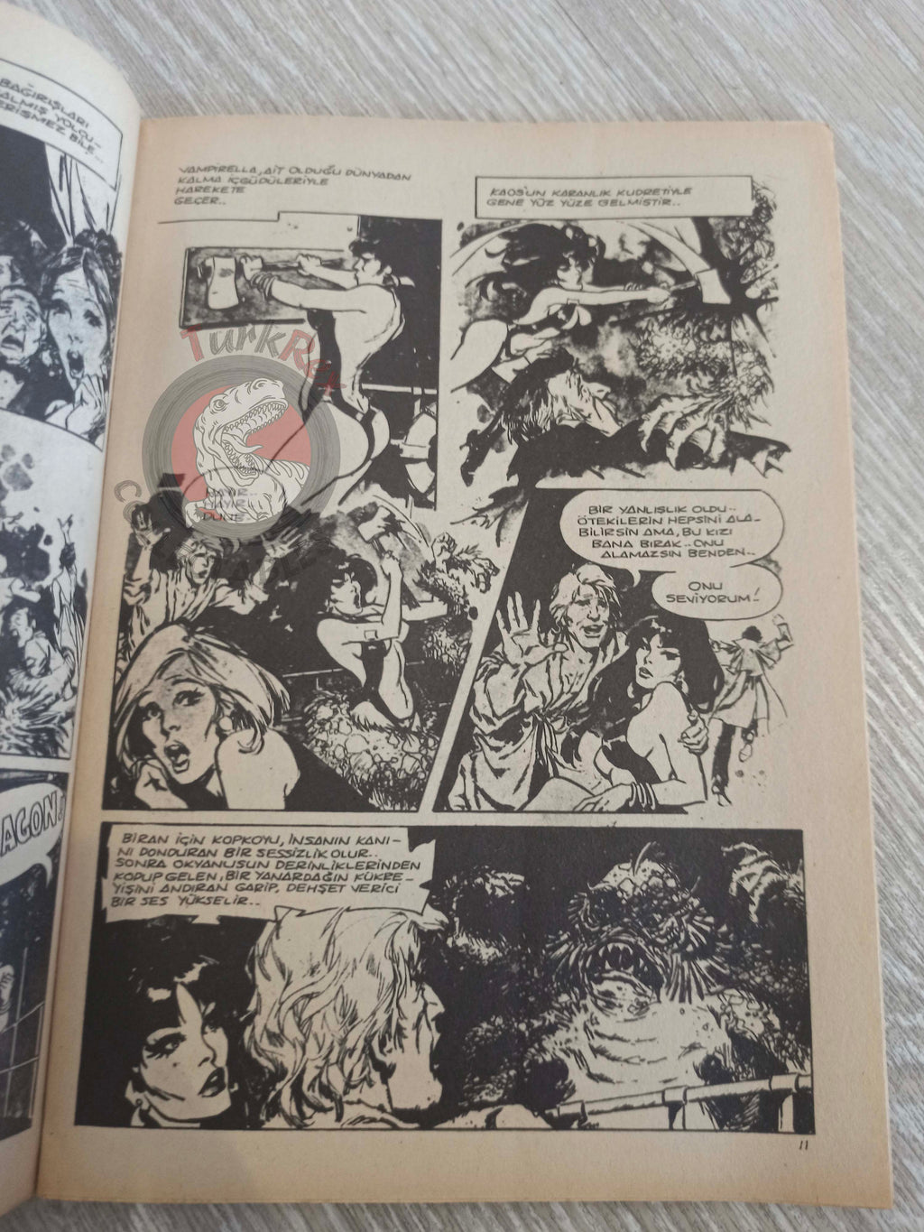 Vampirella #3 1976 Turkish Comic Turkey Warren Publishing cover #49 Dracula