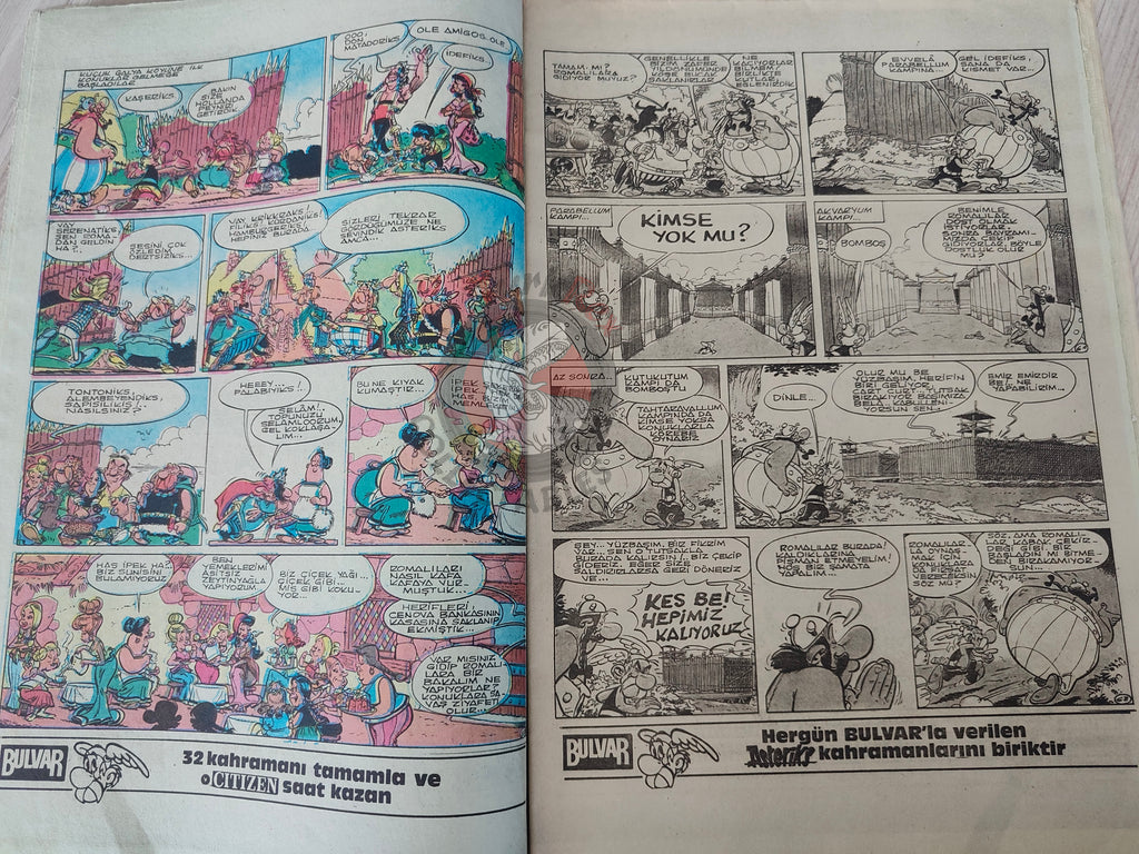 Asterix – Asterix in Corsica 1986 Turkish Edition Comic Turkey