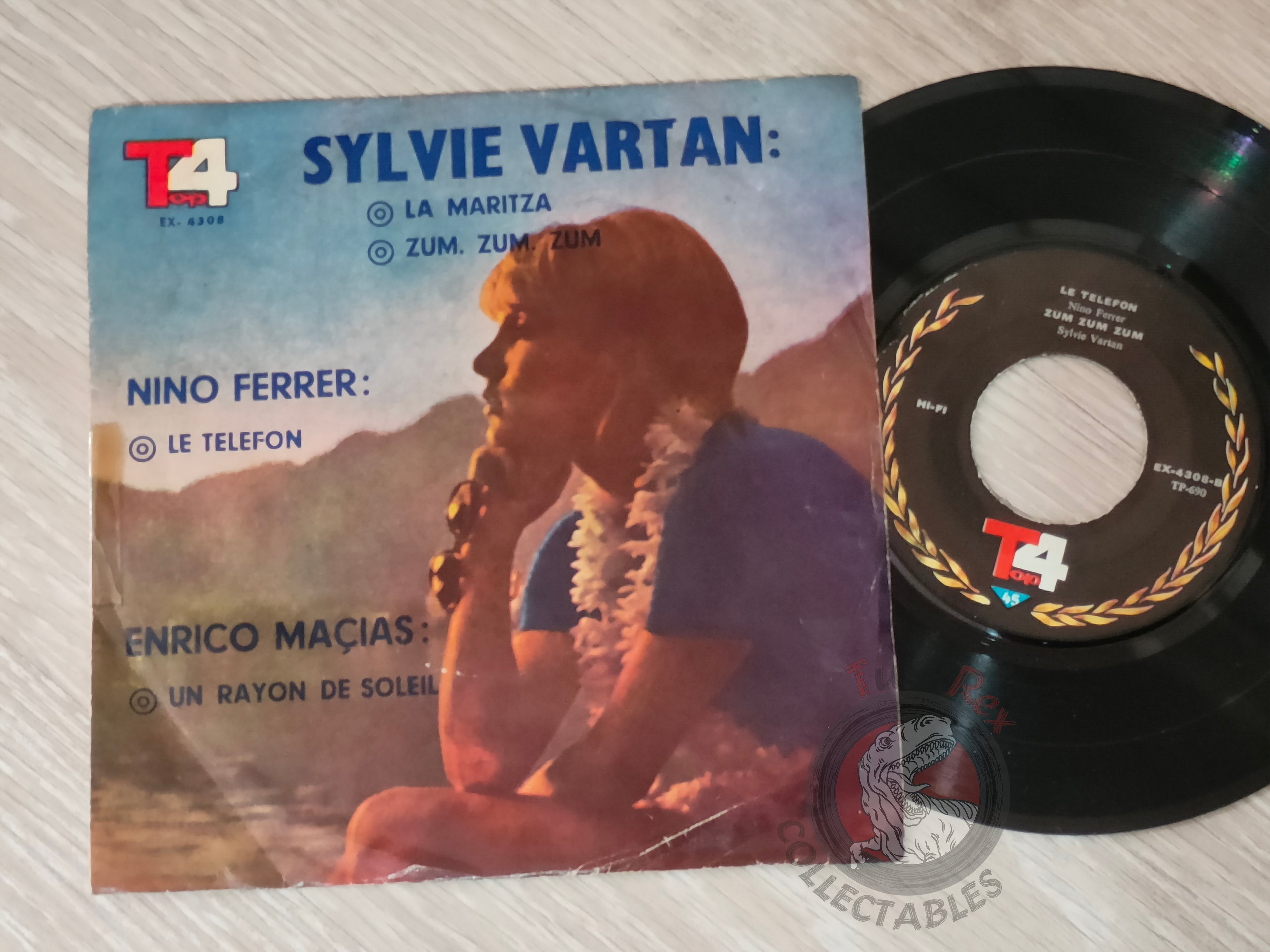 Sylvie Vartan / Enrico Macias / Nino Ferrer 7" Iran Pressing Vinyl Iranian Edition