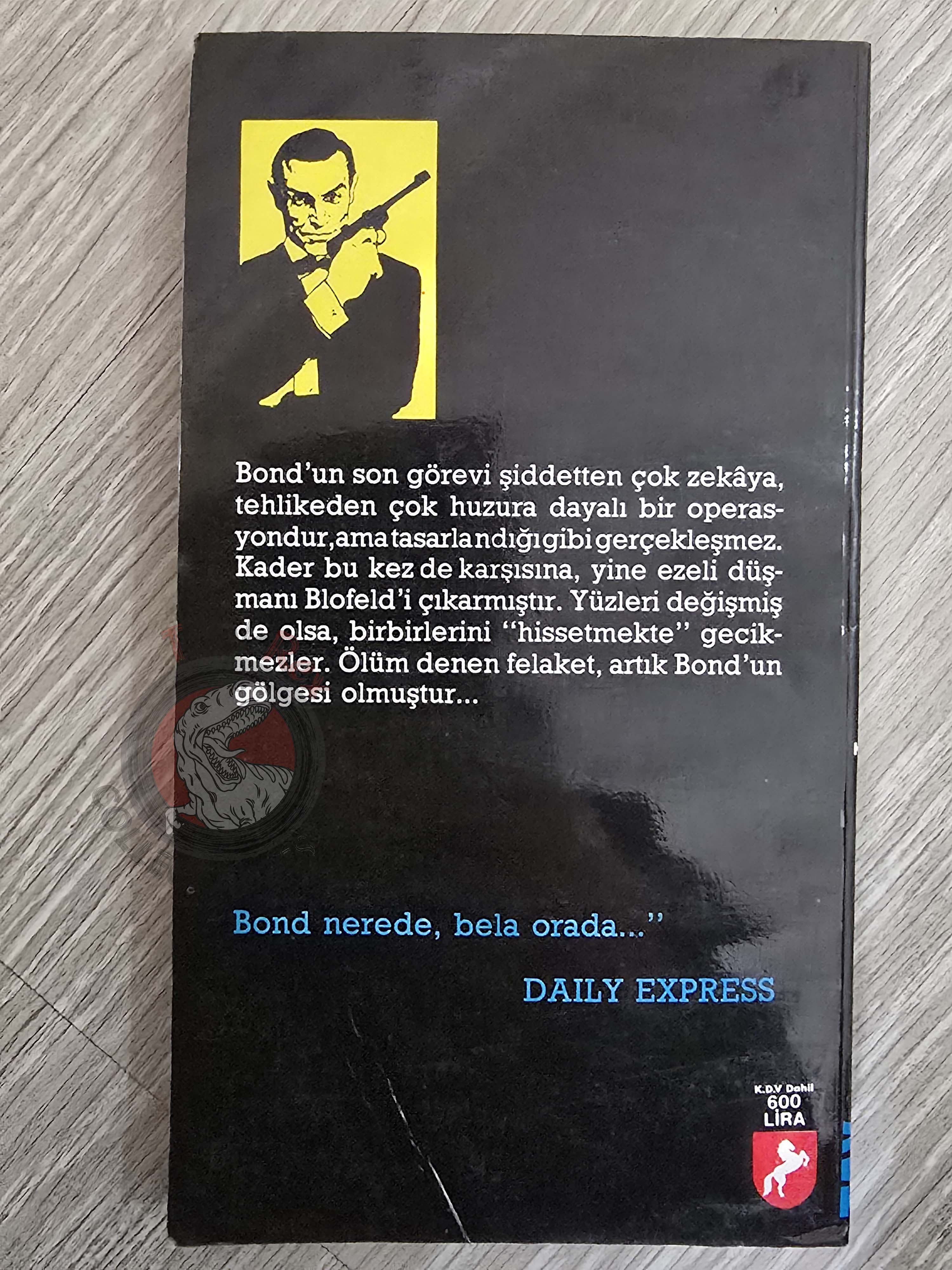 James Bond - You Only Live Twice 1990 Turkish Book Turkey Ian Fleming