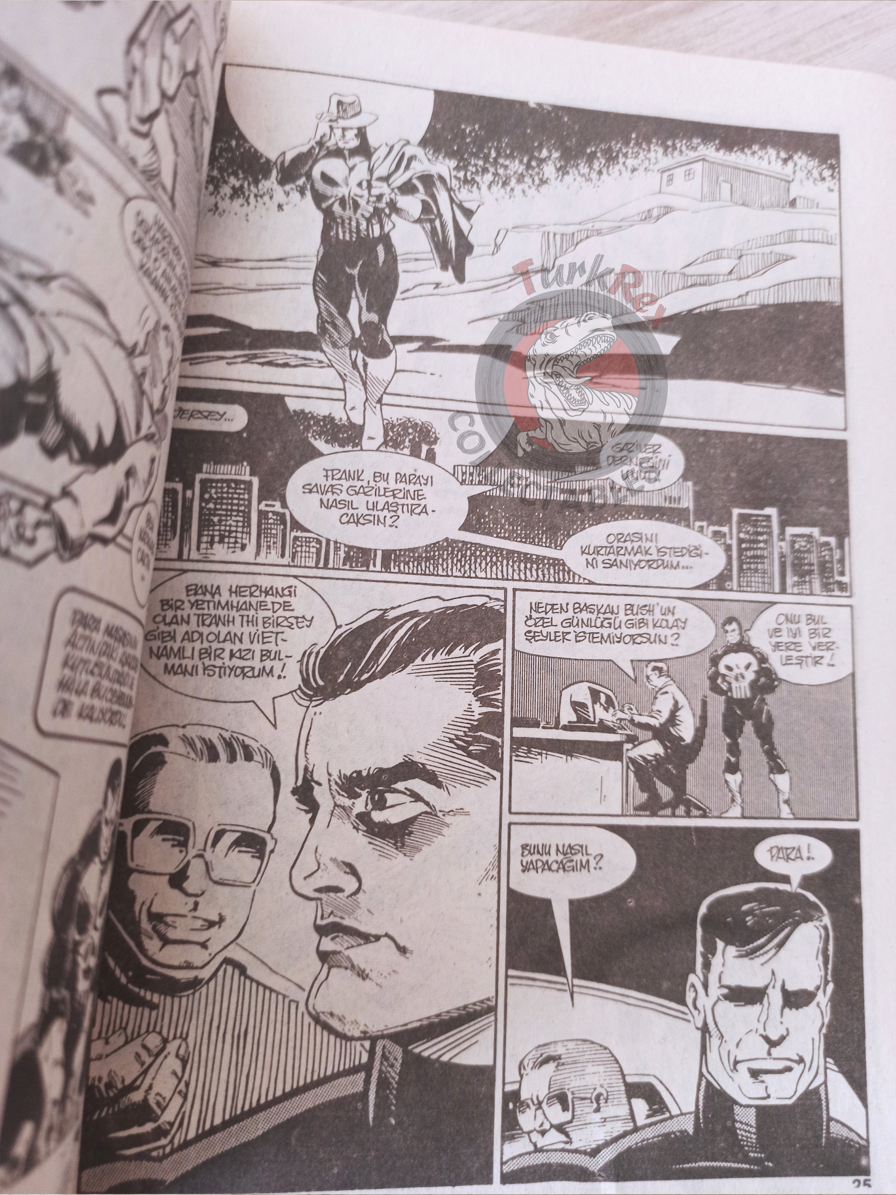 The Punisher #14 1992 Turkish Comic Turkey #19 #20 Magazine #10