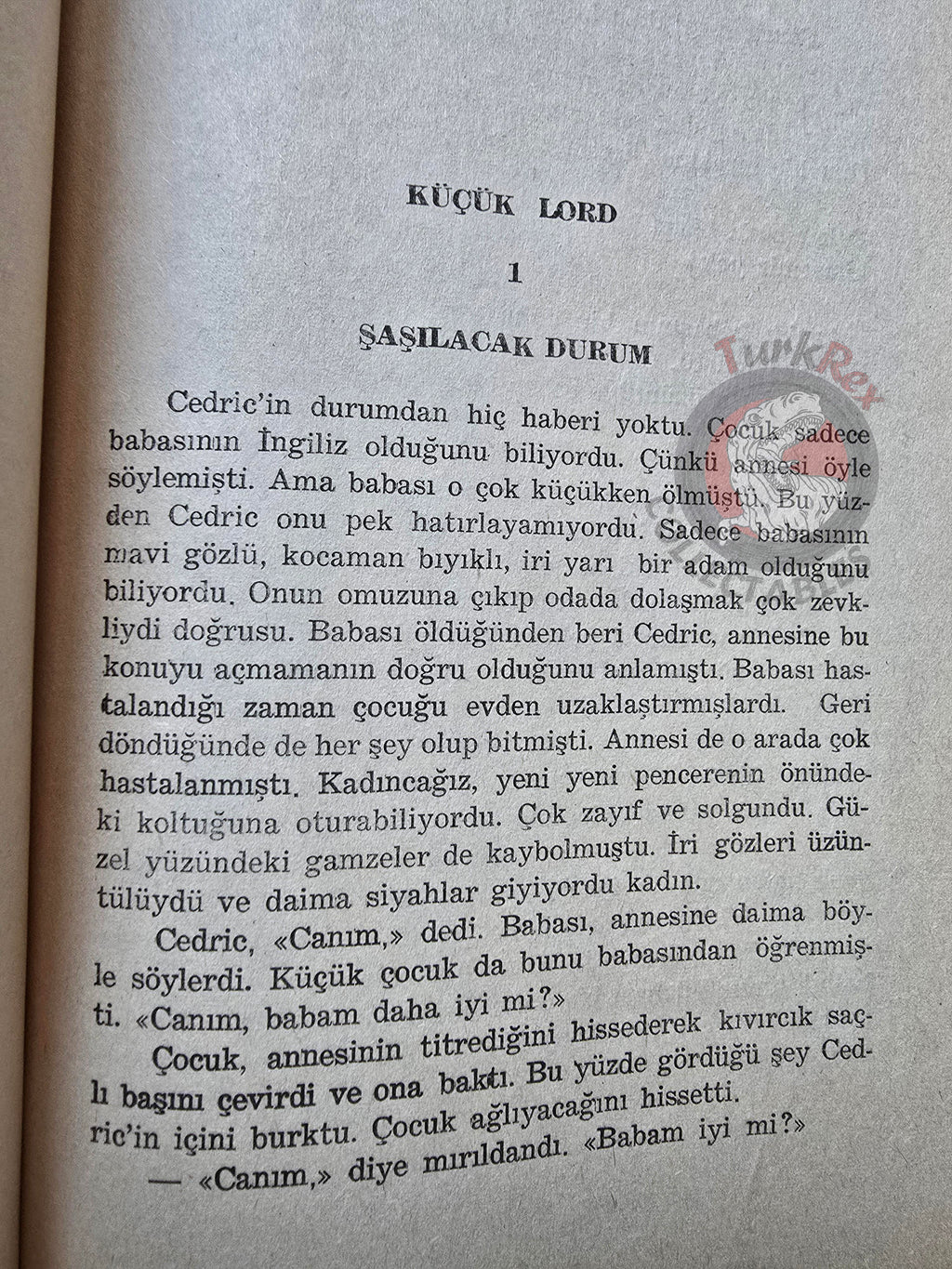 Frances H. Burnett –  Little Lord Fauntleroy 1975 HC/DJ Turkish Book Turkey Illustrated