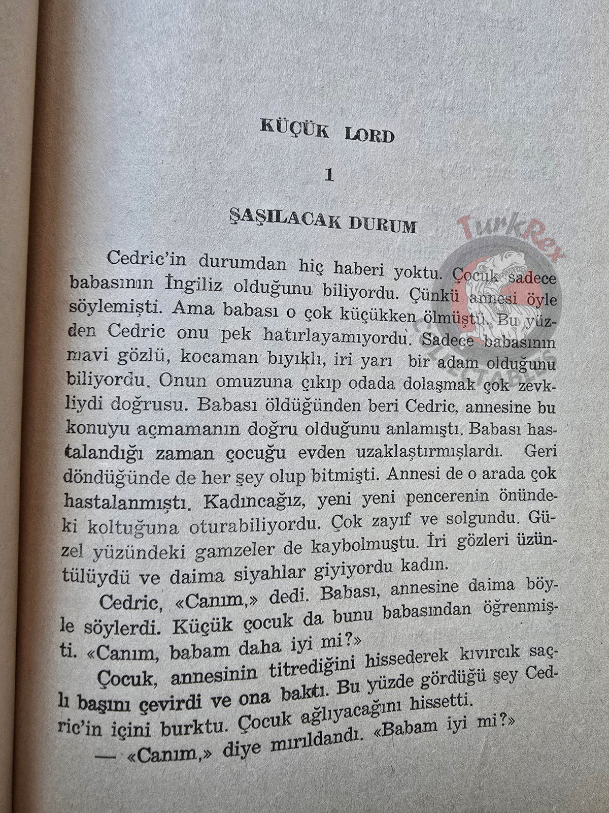Frances H. Burnett –  Little Lord Fauntleroy 1975 HC/DJ Turkish Book Turkey Illustrated