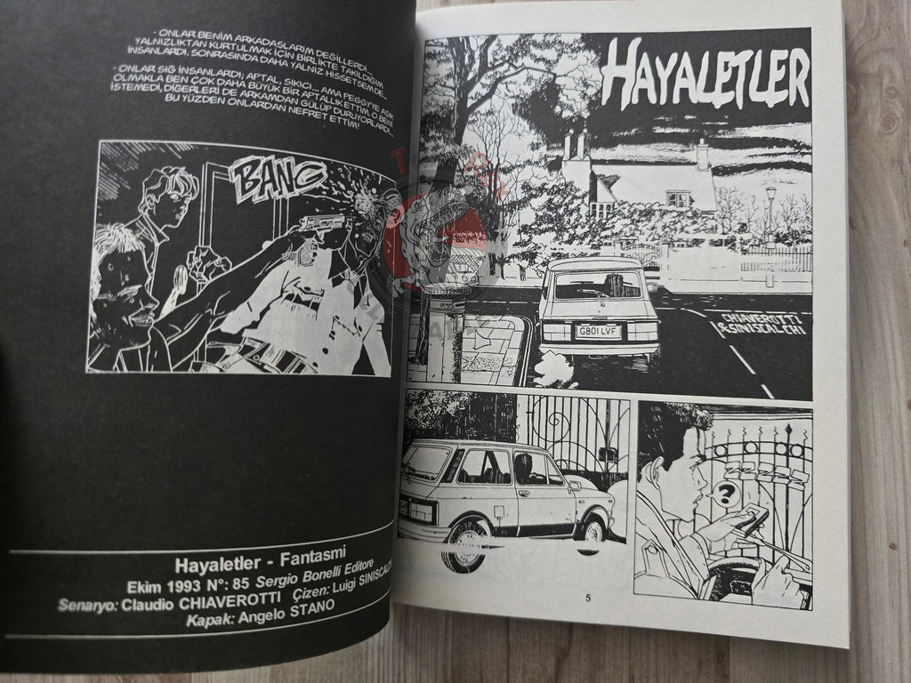 Dylan Dog #34 2012 Turkish Comic Turkey Fantasmi #85 #86
