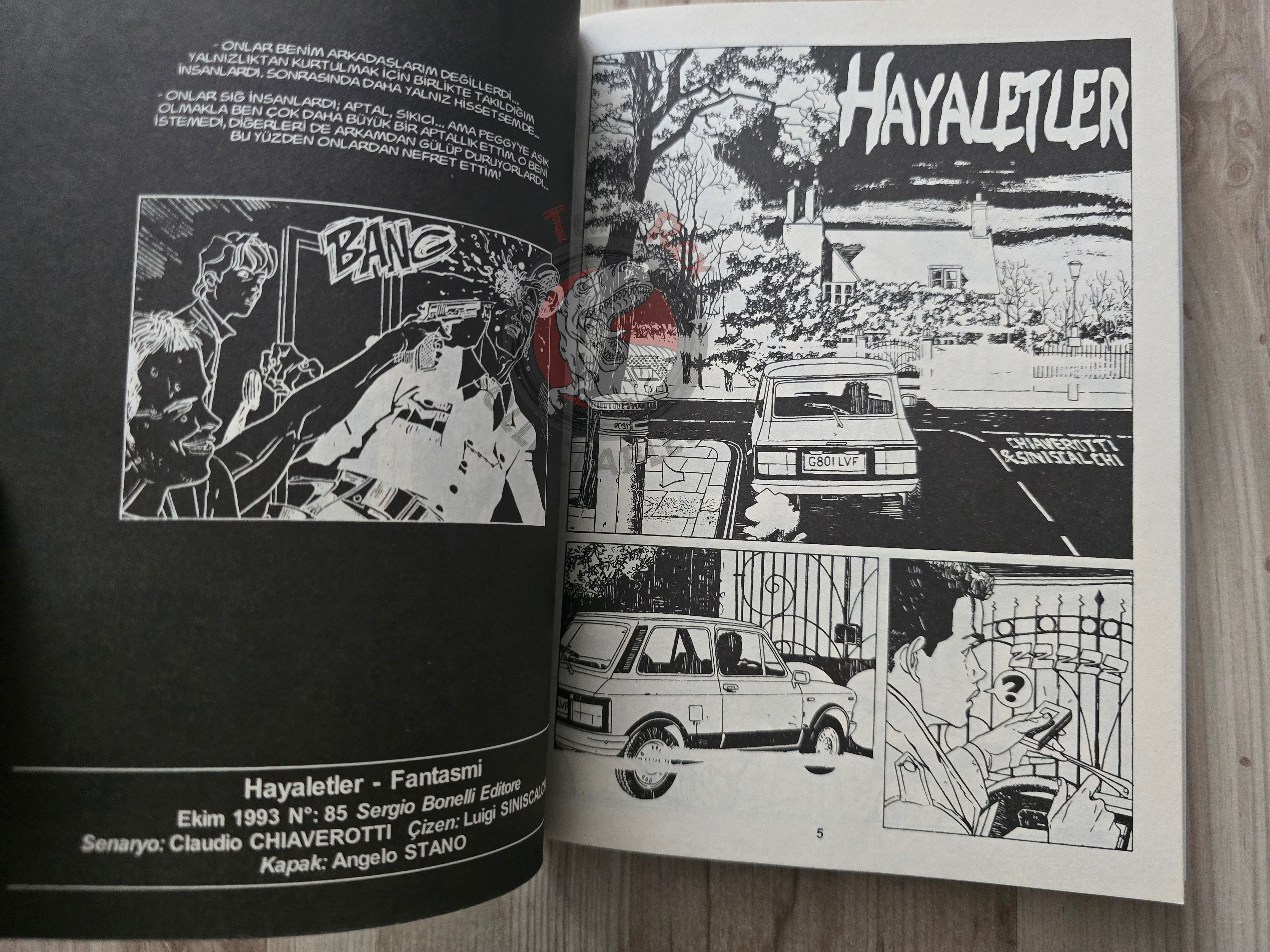 Dylan Dog #34 2012 Turkish Comic Turkey Fantasmi #85 #86