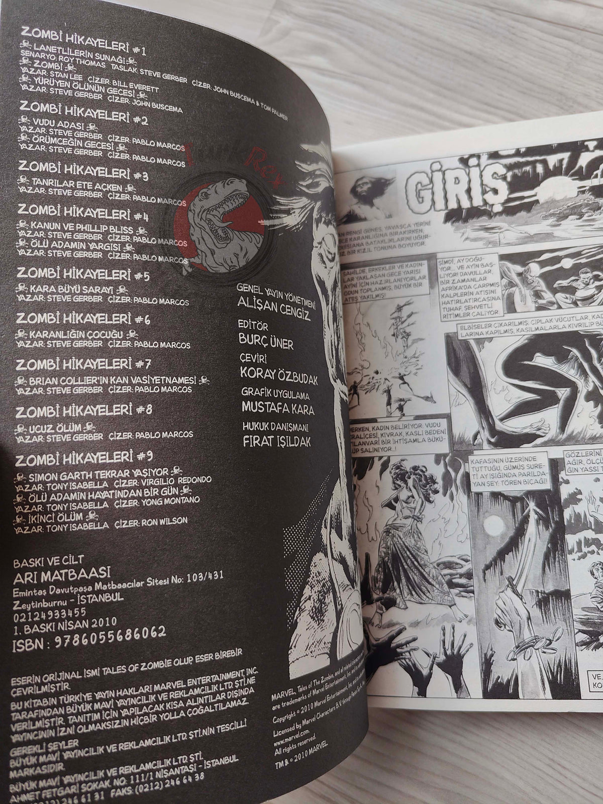 Tales of the Zombie Issue #1 to #9 2010 Turkish Comic Turkey Essential #1