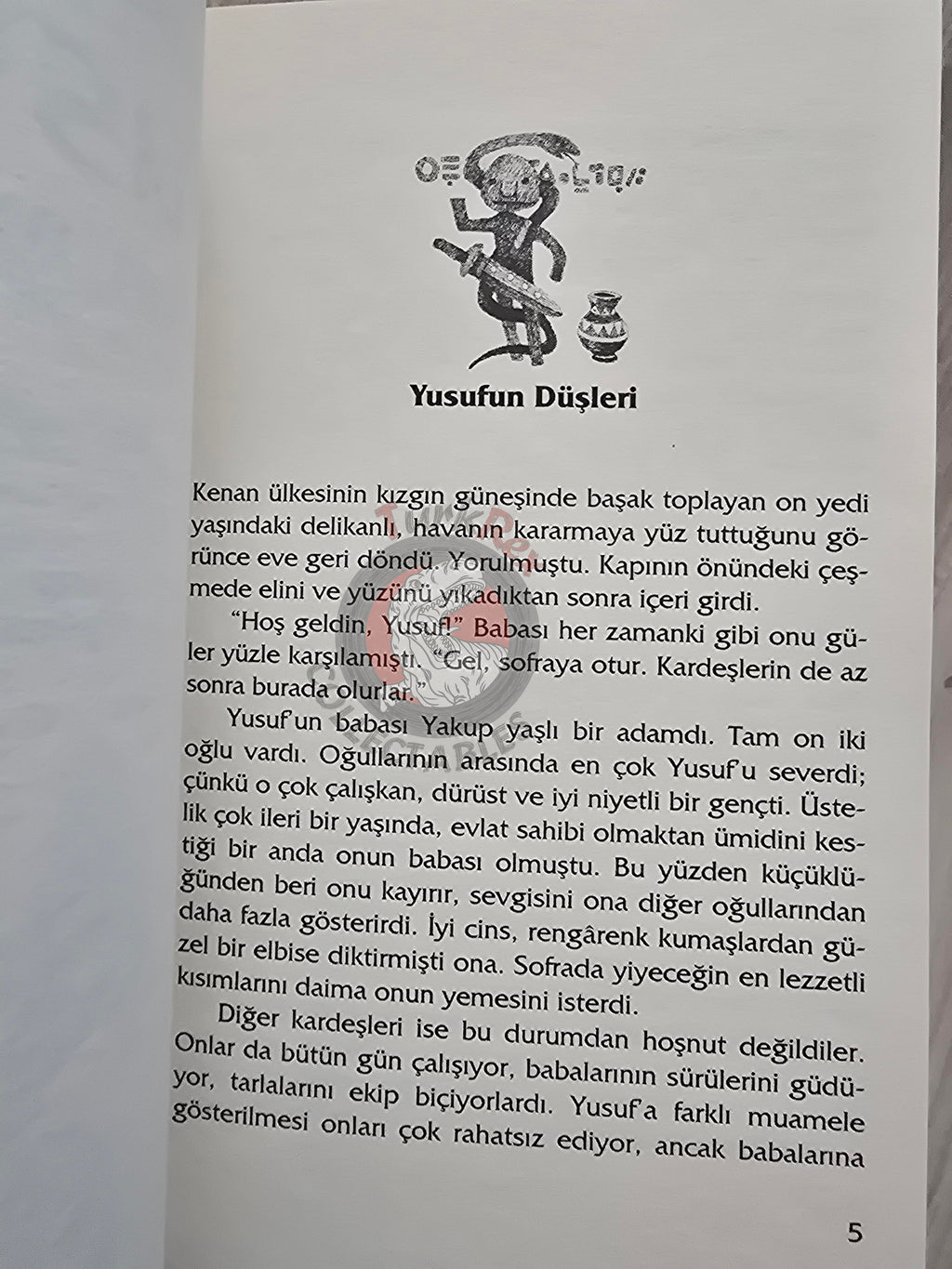 Joseph  – Albert Hirsch 2003 Turkish Book Turkey Illustrated by Turkish Artist
