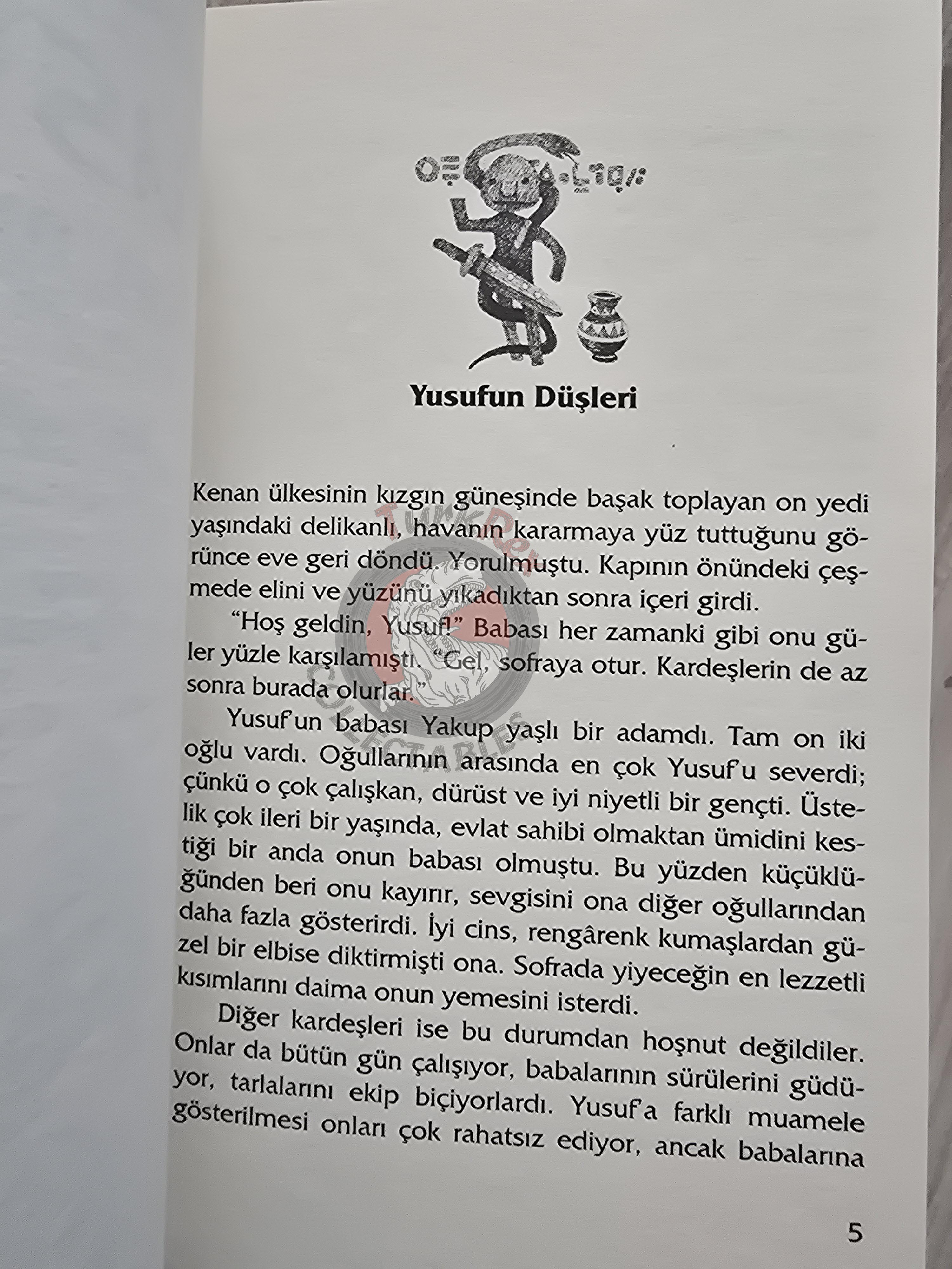 Joseph  – Albert Hirsch 2003 Turkish Book Turkey Illustrated by Turkish Artist