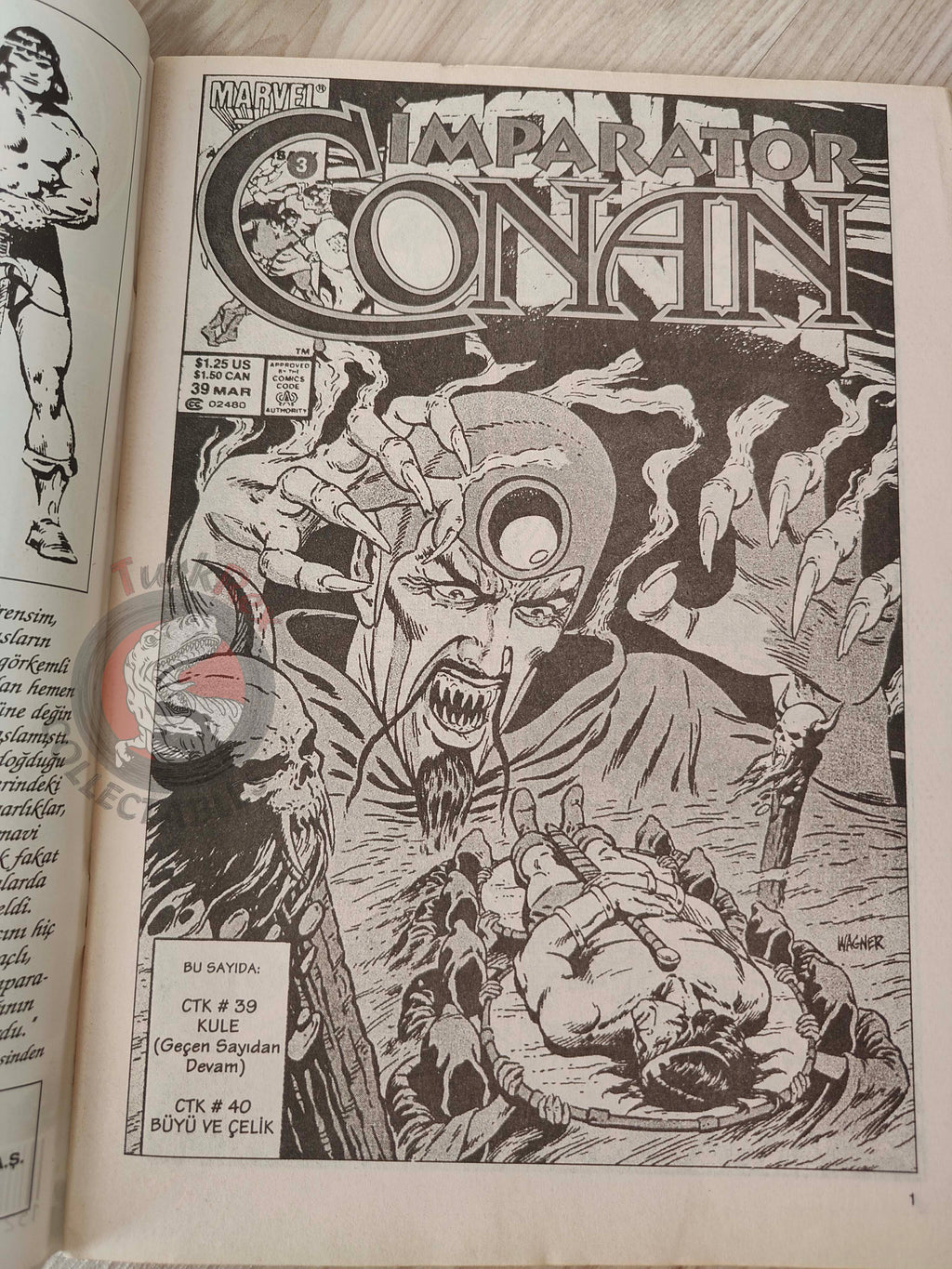 Imparator Conan #3 Conan the King #40 Turkish Comic Turkey