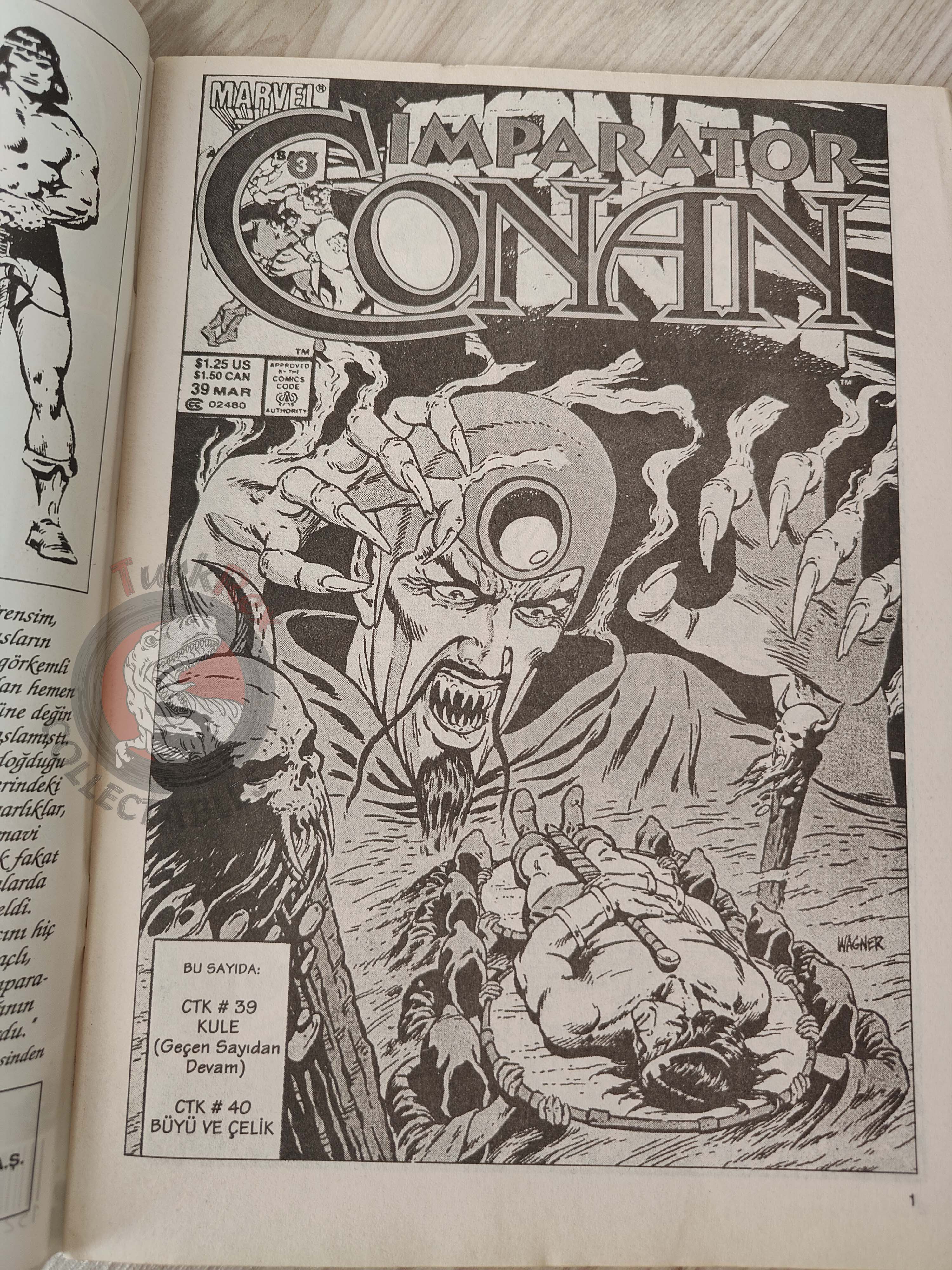 Imparator Conan #3 Conan the King #40 Turkish Comic Turkey