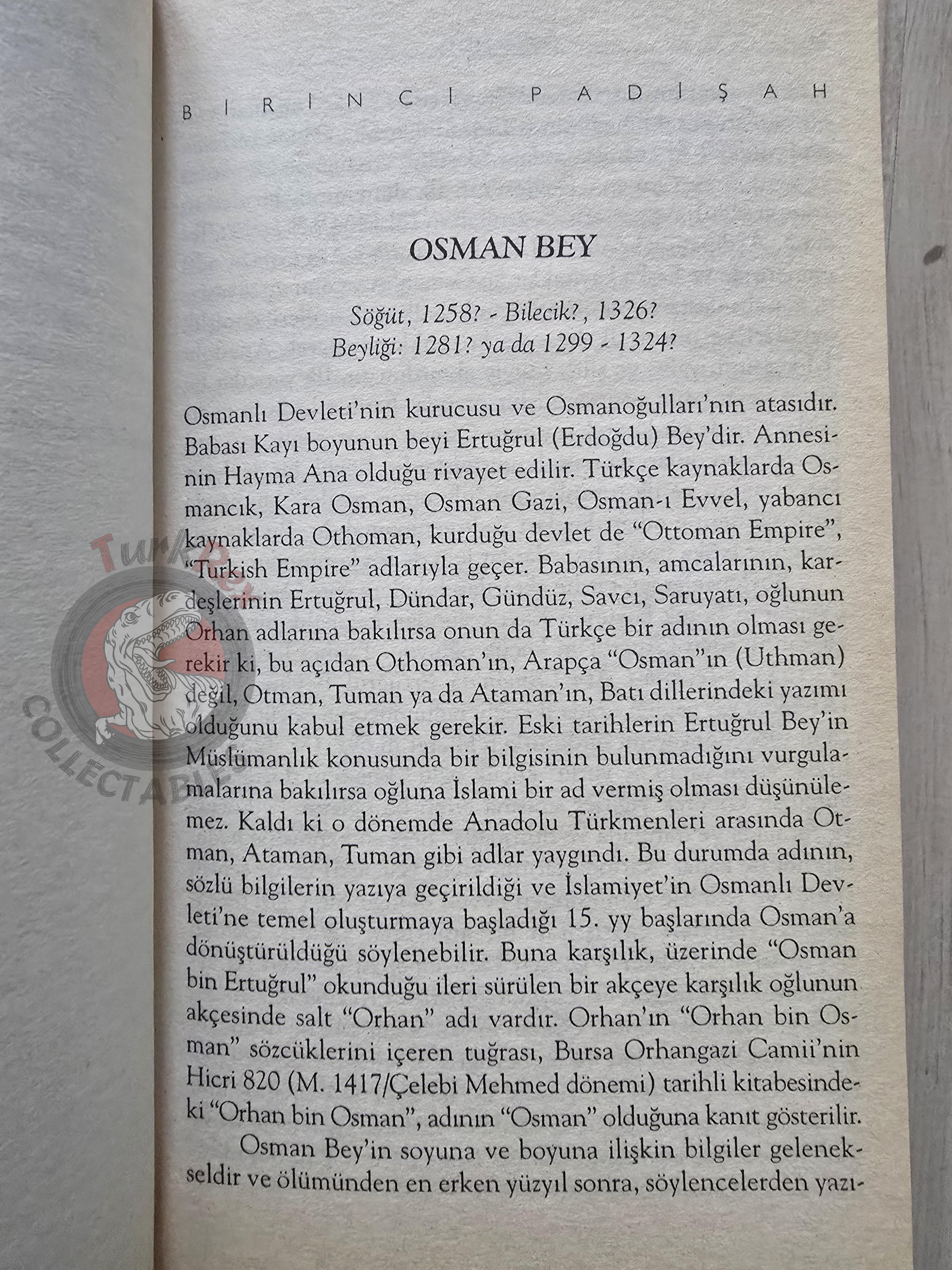The Ottoman Throne: 36 Sultans and Their Secret Lives Turkish Book Turkey