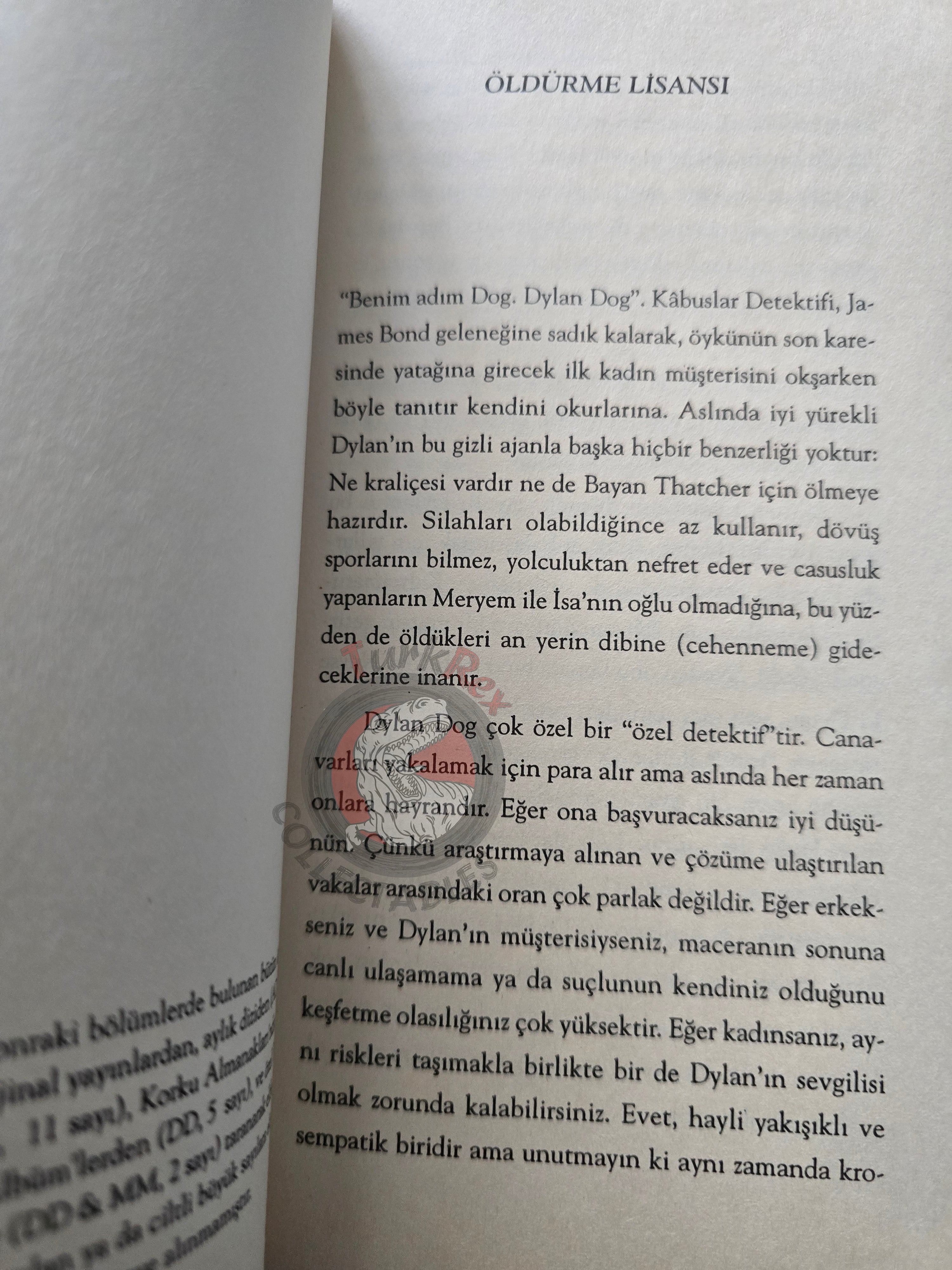 Mi chiamo Dog, Dylan Dog - Claudio Paglieri 1st Edition Turkish Book Turkey