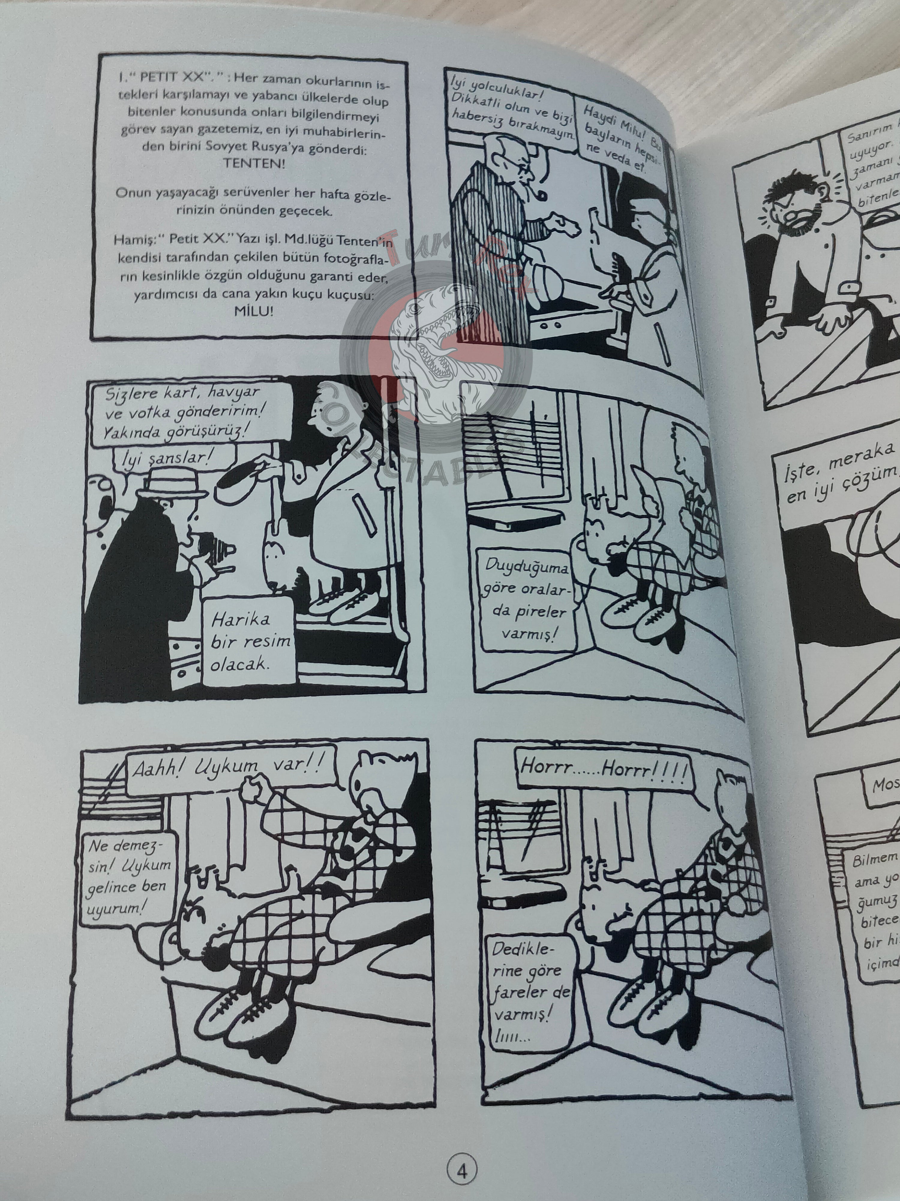Tintin – Tintin in the Land of the Soviets 2004 Turkish Edition Comic Turkey 1st İnkilap