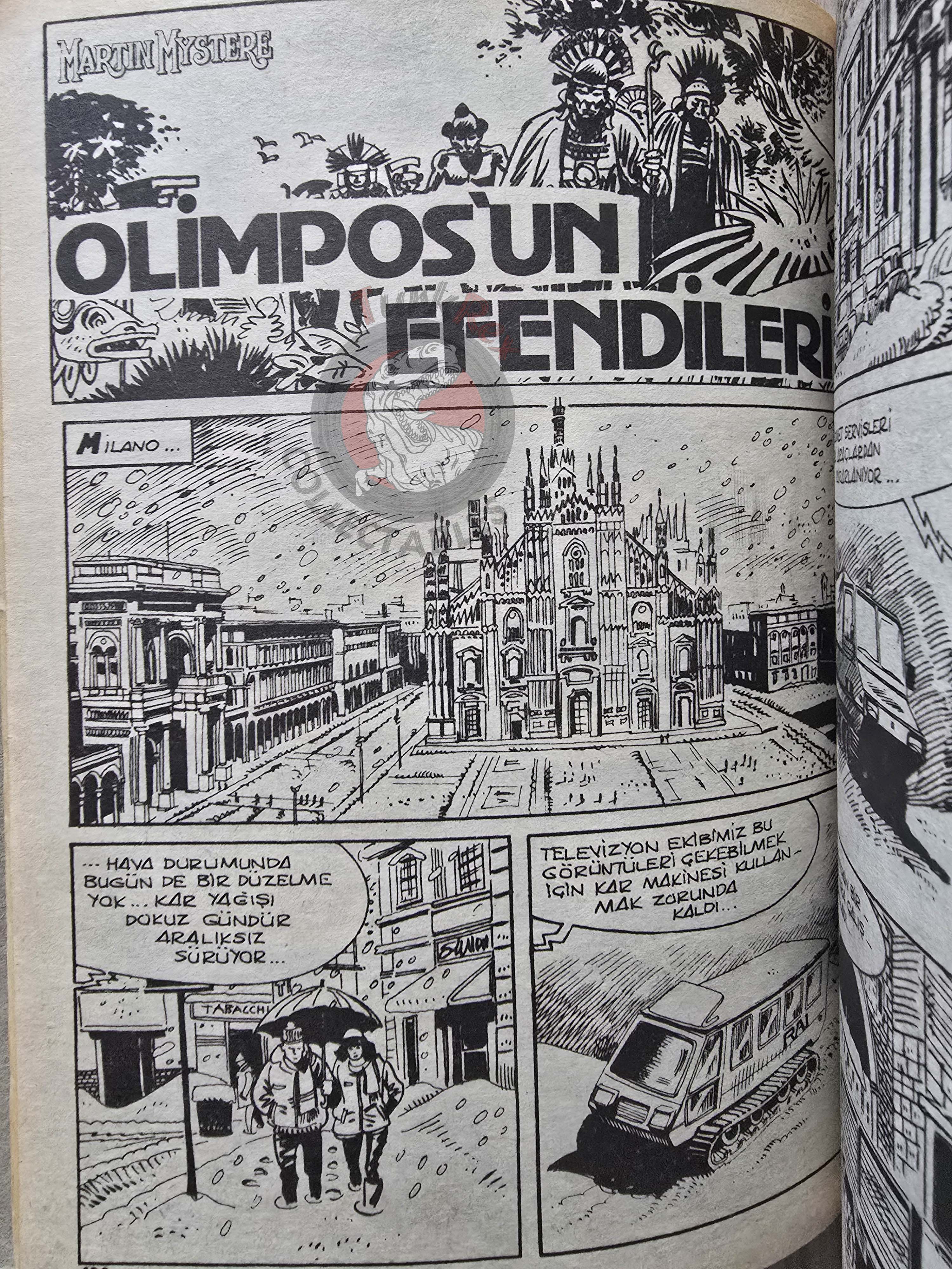 Martin Mystère #13 Rapa Nui! 80s Turkish Comic Turkey #42 #45