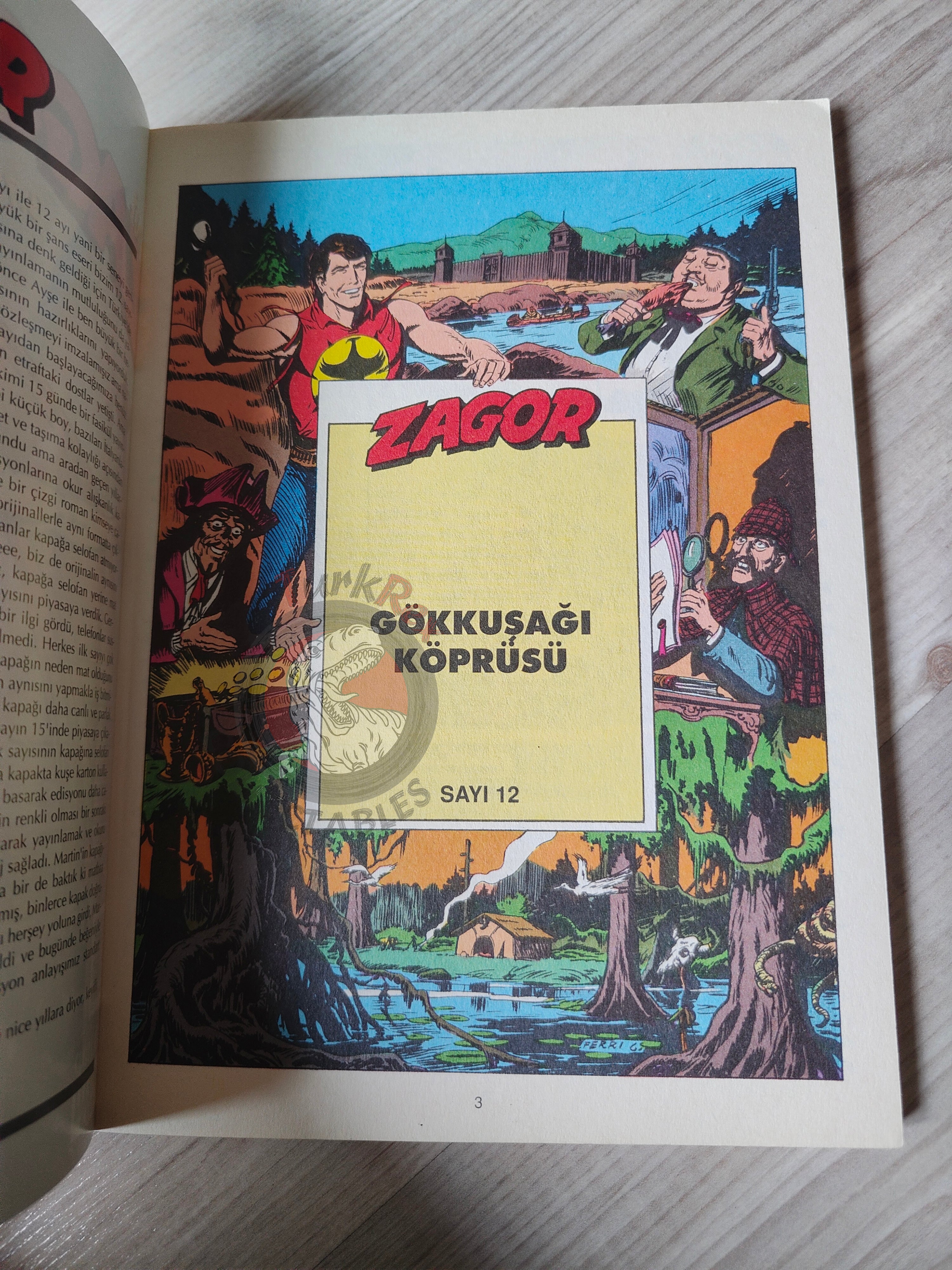 Zagor #12 2003  Il Ponte dell’Arcobaleno Turkish Comic Turkey #400