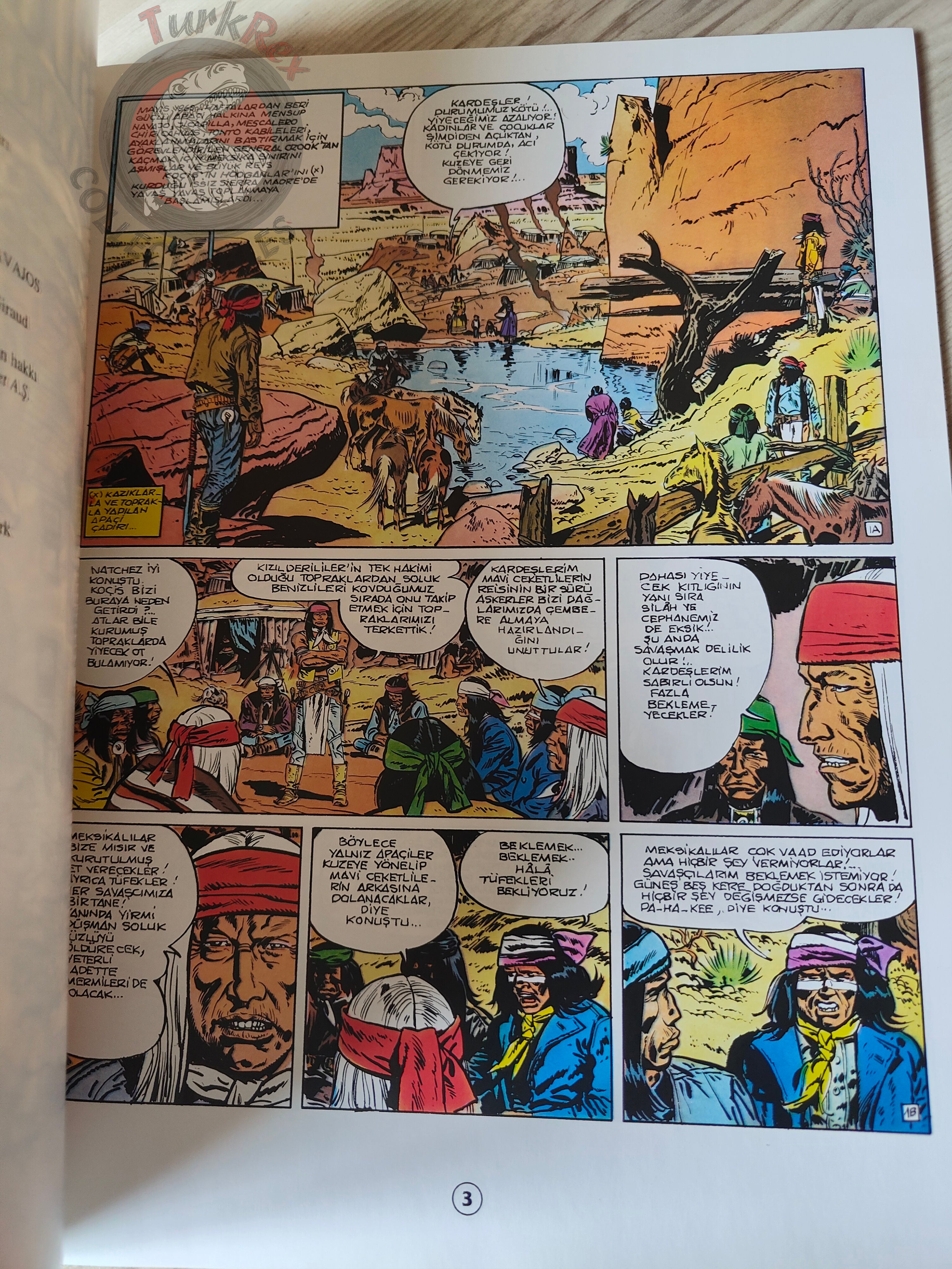 Blueberry #5 – Trail of the Navajo 2003 1st Edition Turkish Comic Turkey