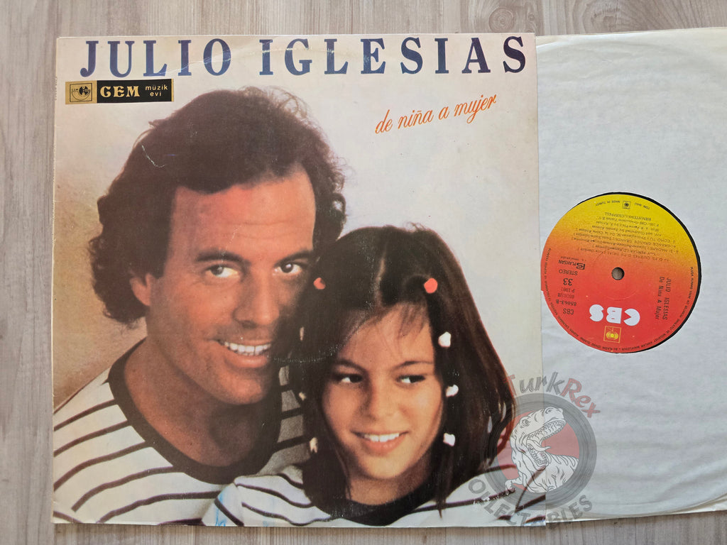 Julio Iglesias – De Niña A Mujer Turkish Pressing Vinyl Turkey Edition
