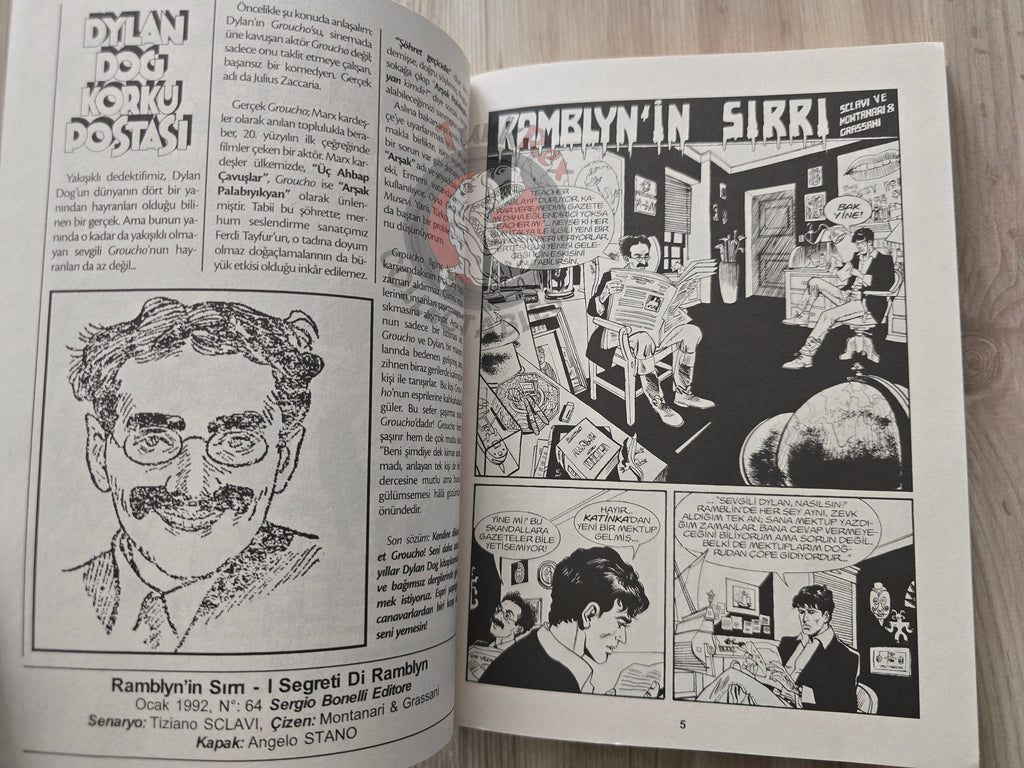 Dylan Dog #24 2010 Turkish Comic Turkey I segreti di Ramblyn #64 #65