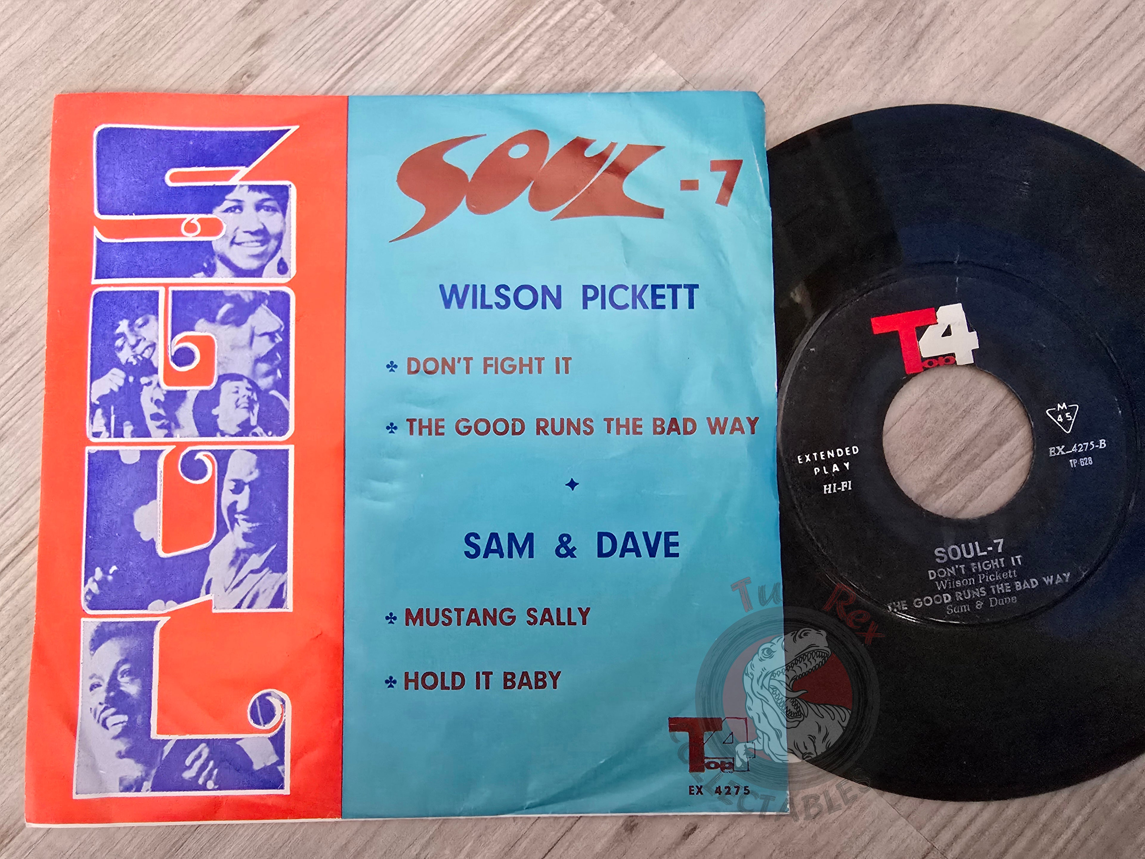 Soul 7 - Wilson Pickett / Sam & Dave 7" Iran Pressing Vinyl Iranian Edition