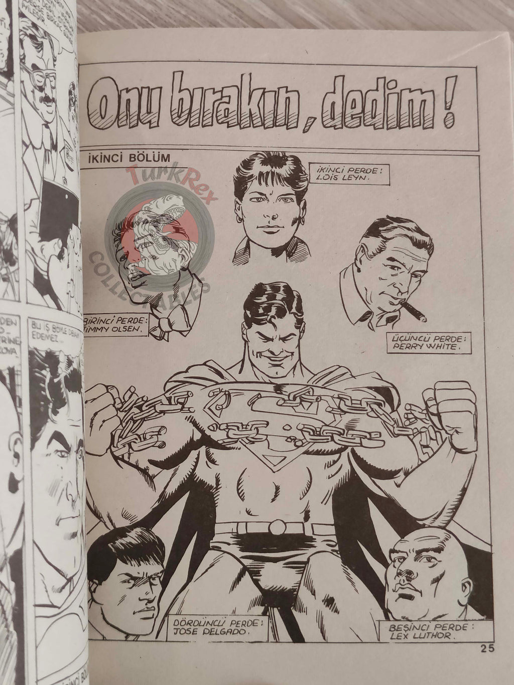Superman #70 1989 Turkish Comic Turkey Adventures of #432-#434 DC Comics Presents #48