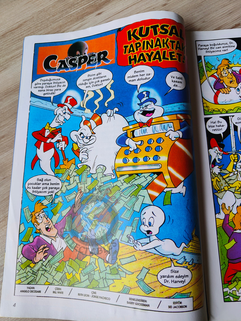 Casper the Friendly Ghost Magazine – Issue #10 2006 Turkish Comic Turkey