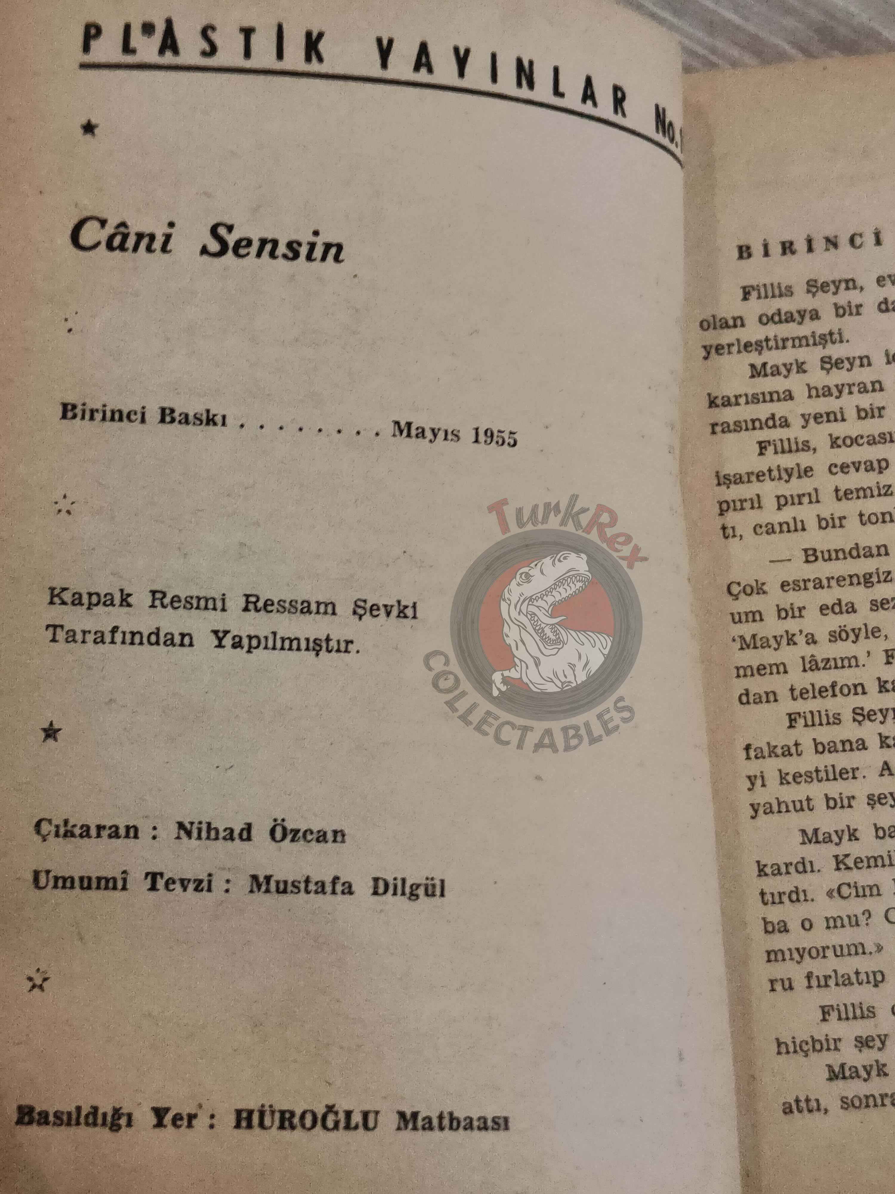 Brett Halliday – The Blonde Cried Murder 1955 Turkish Book Turkey Michael Shayne